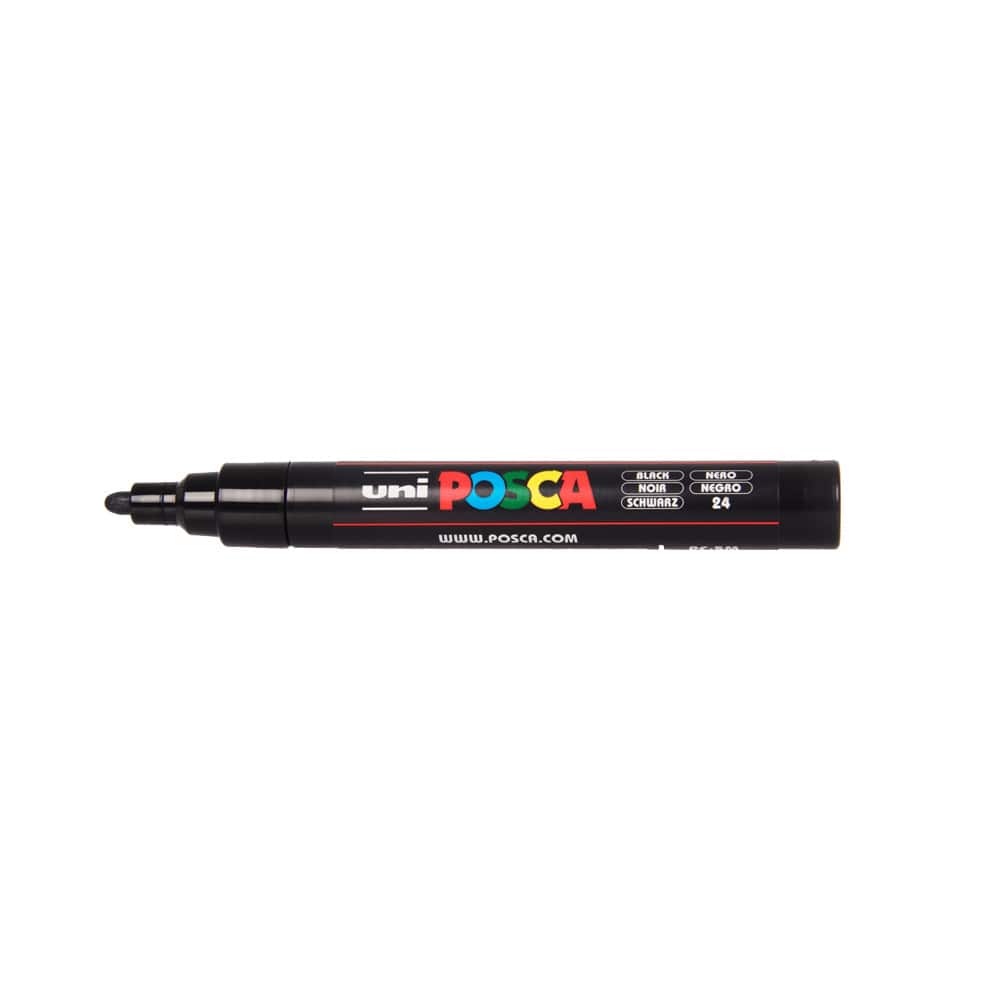 Uni-Ball POSCA PC-5M Paint Marker Art Pens - 1.8-2.5mm – Gray,  Deep Gray, Slate Gray - Pack of 3 : Office Products