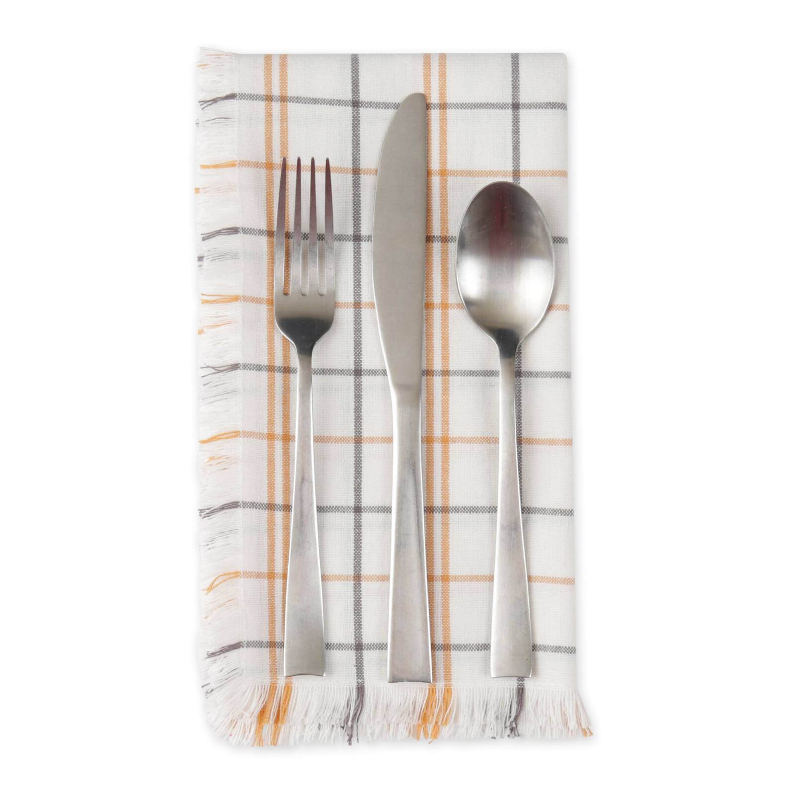 Harvest Windowpane Plaid Napkin, 6ct.