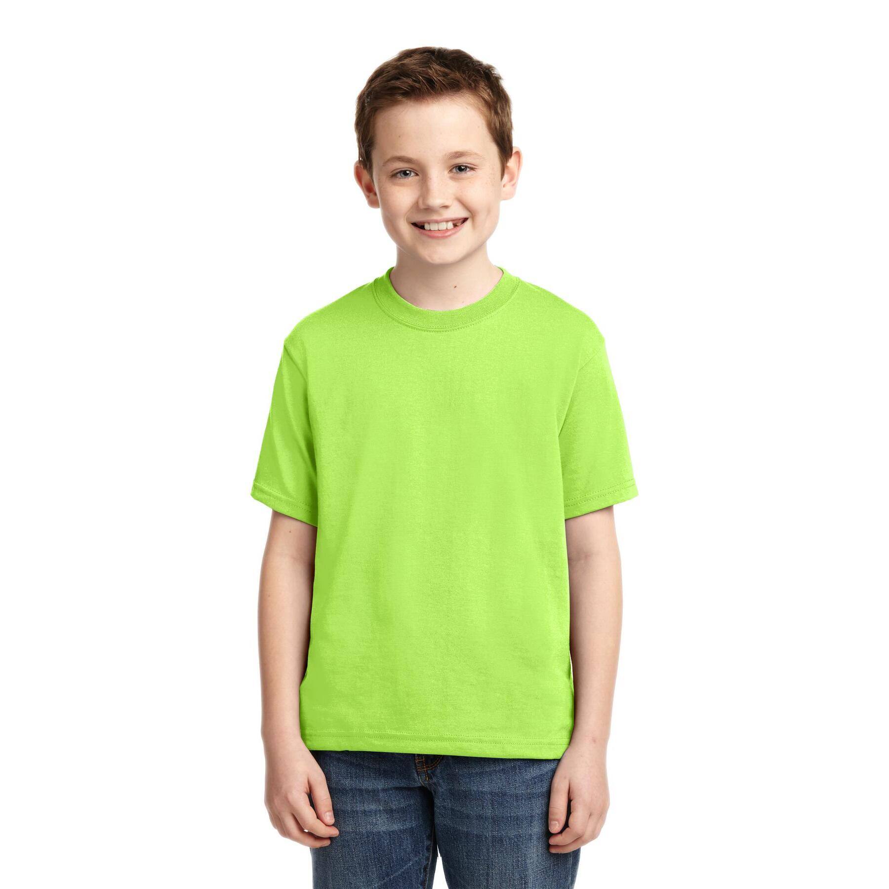 JERZEES&#xAE; Dri-Power&#xAE; Neon Youth 50/50 Cotton/Poly T-Shirt