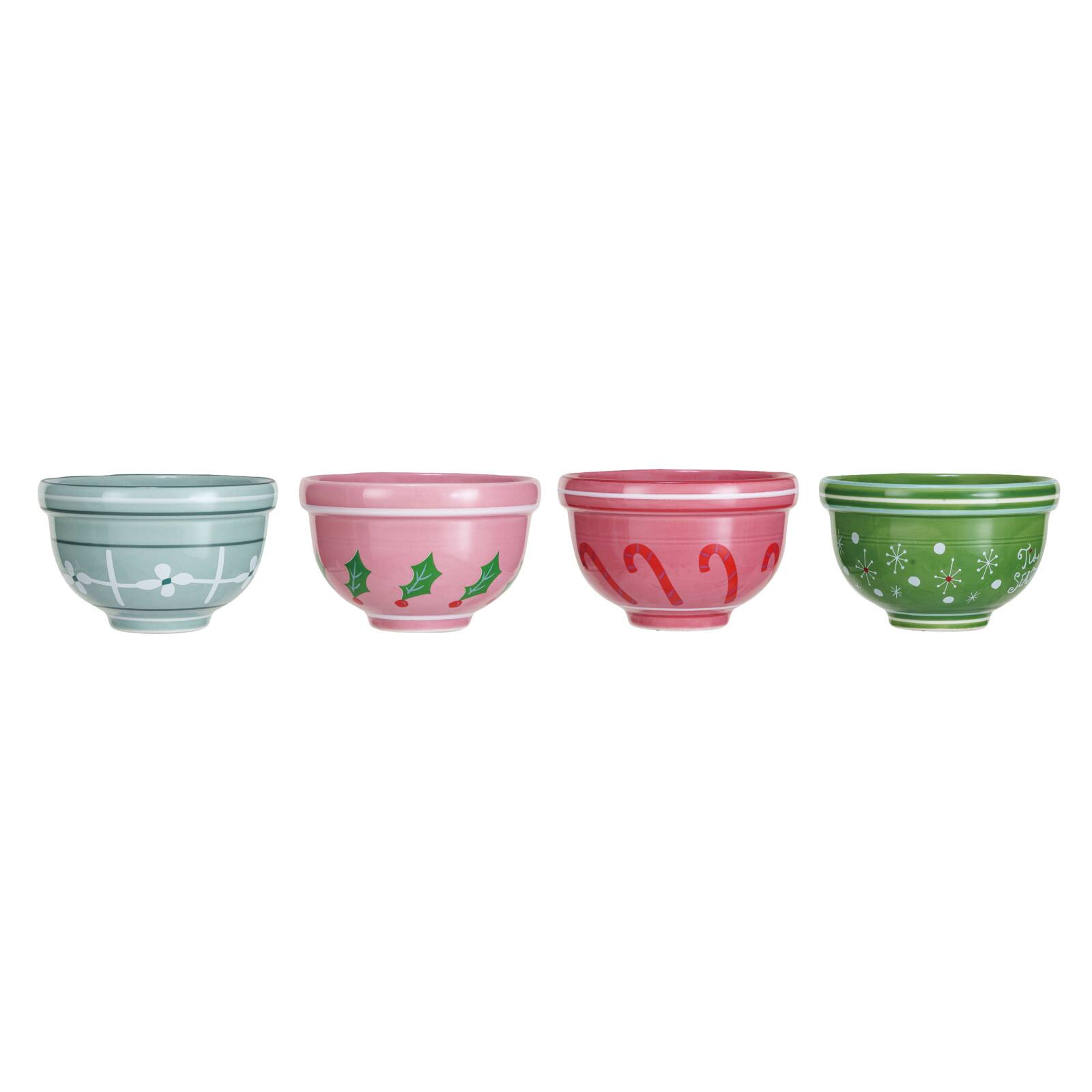 Hello Honey&#xAE; 4.5&#x22; Holiday Stoneware Bowl Set
