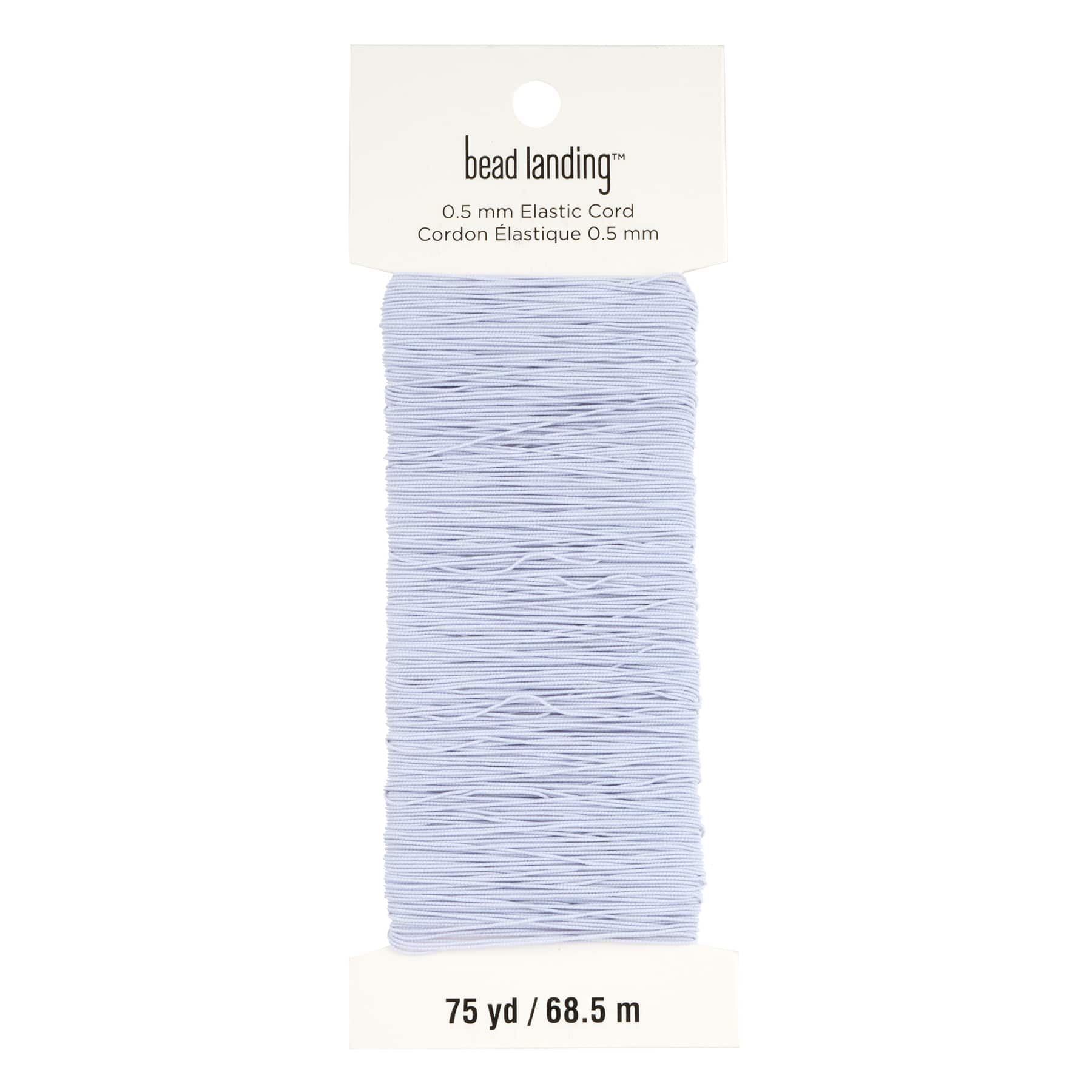 12 Pack: 0.5mm White Elastic Cord, 75yd. by Bead Landing™