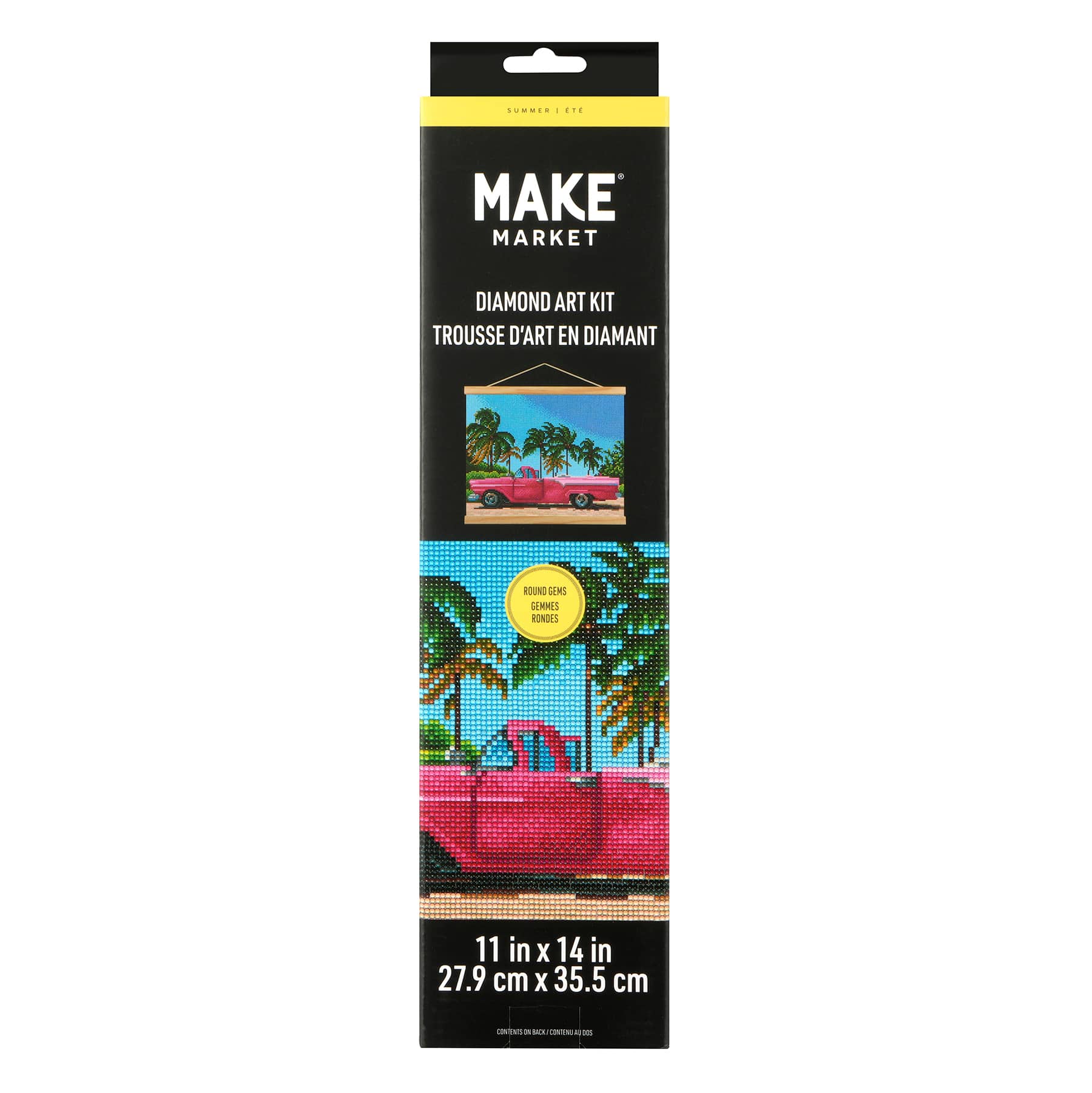Pink Car Diamond Art Kit by Make Market&#xAE;