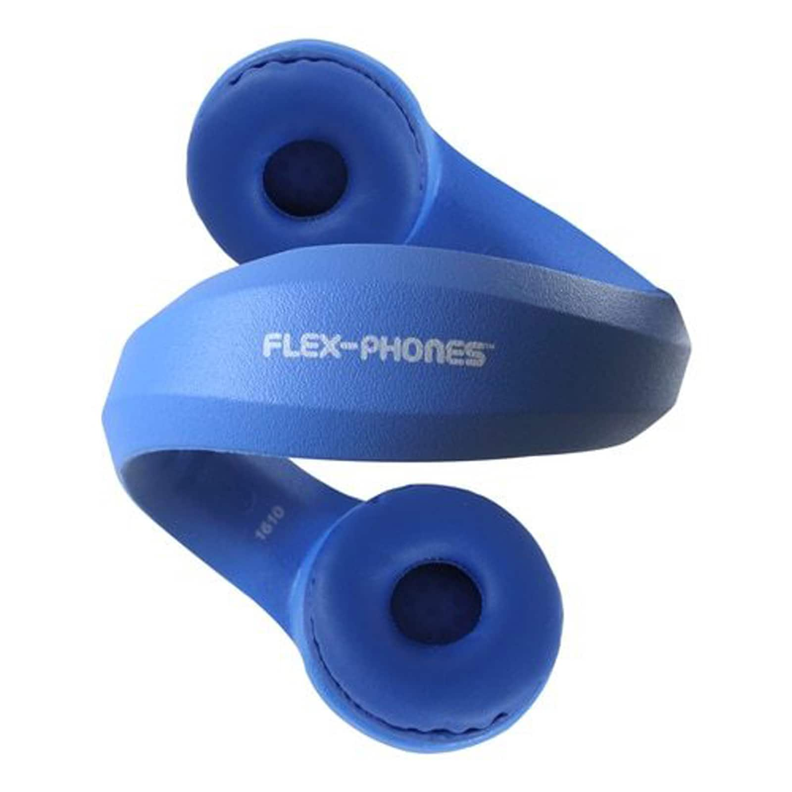 HamiltonBuhl&#xAE; Flex-Phones&#x2122; Blue Indestructible Foam Headphones