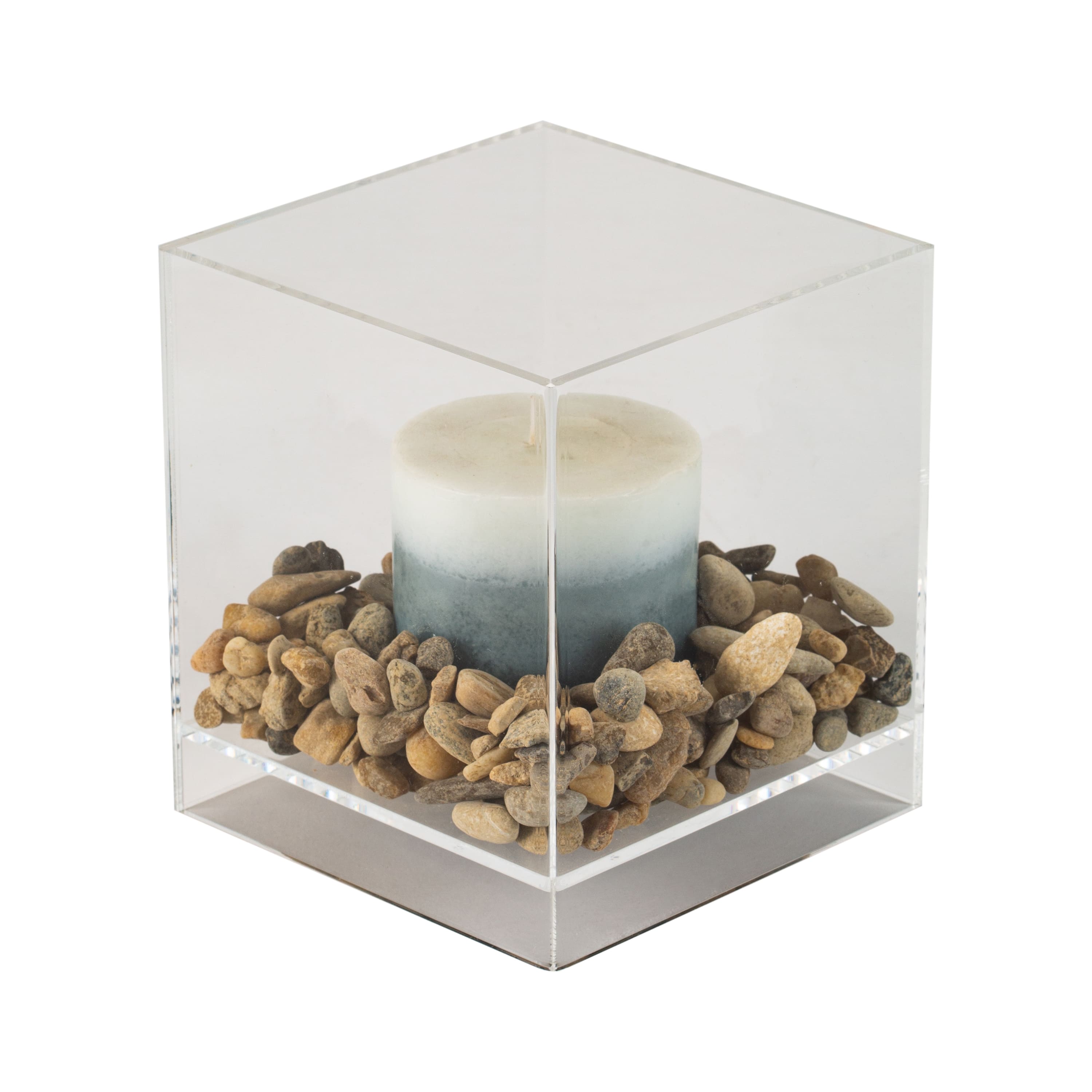 Organize It All 6" Multipurpose Clear Acrylic Cube