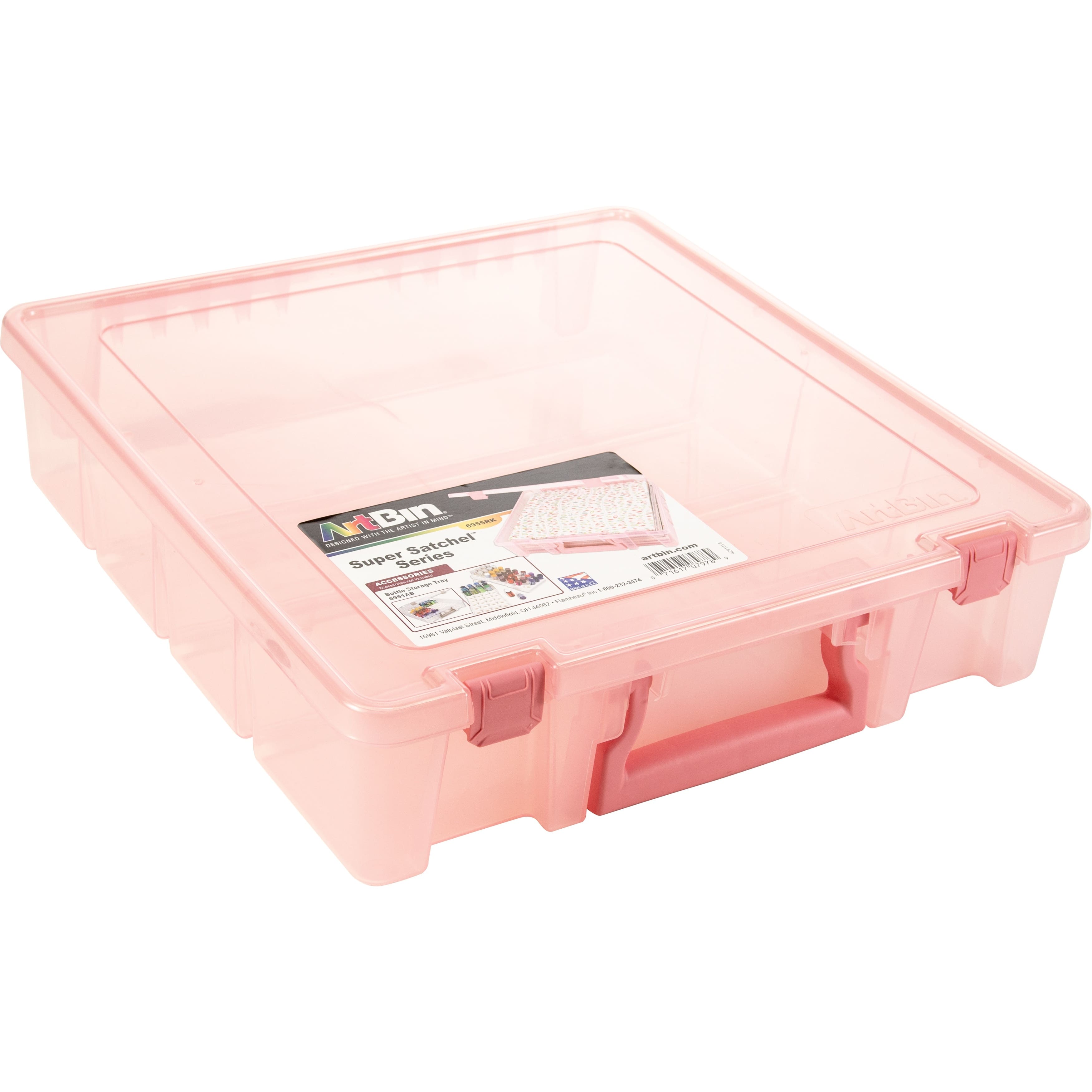 ArtBin&#xAE; Super Satchel&#x2122; Blush Single Compartment Box