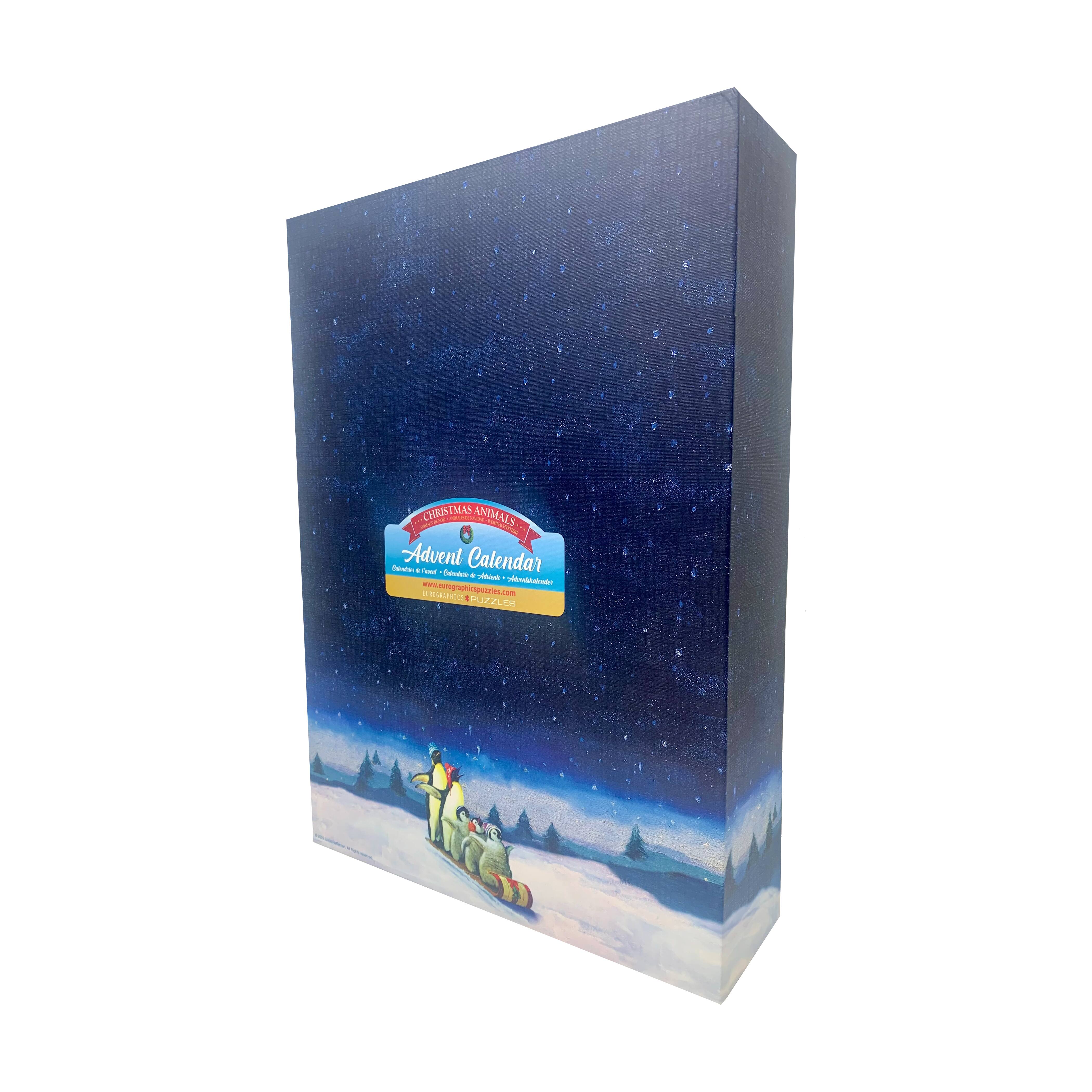 Christmas Animals Advent Calendar - 24 Jigsaw Puzzles: 24 x 50 Pcs