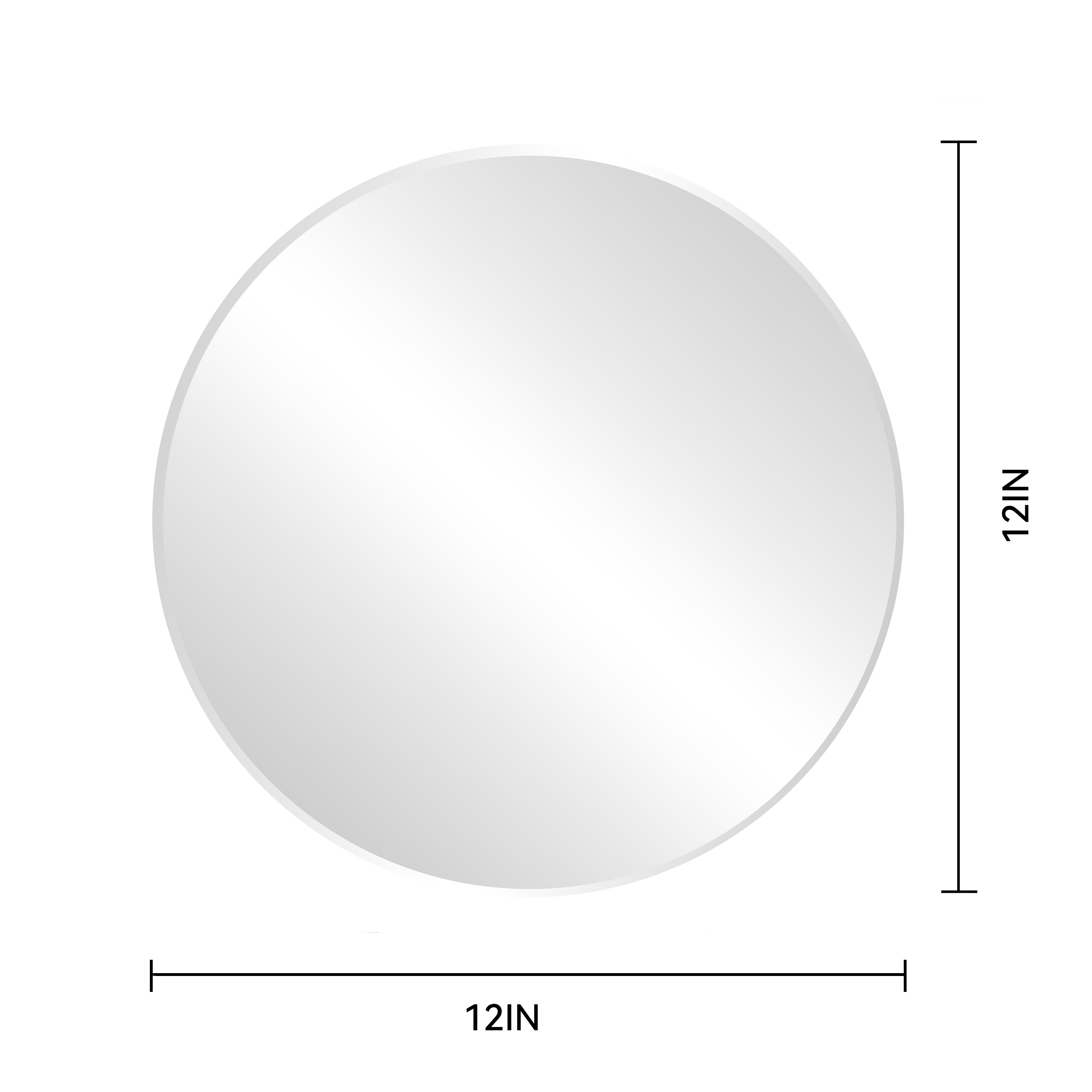 12&#x22; Beveled Round Mirror by Make Market&#xAE;