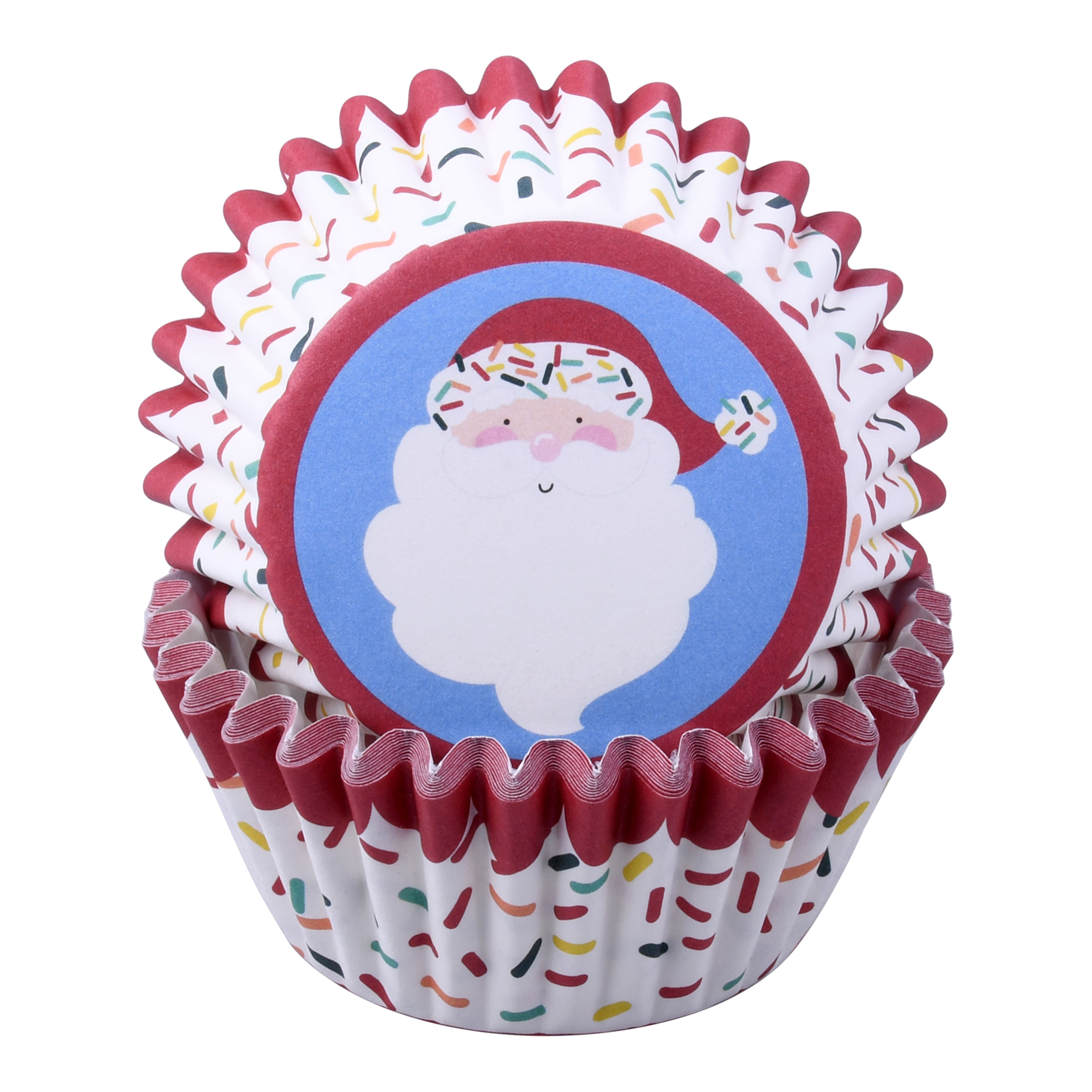 Santa Baking Cups, 24ct. by Celebrate It&#xAE;