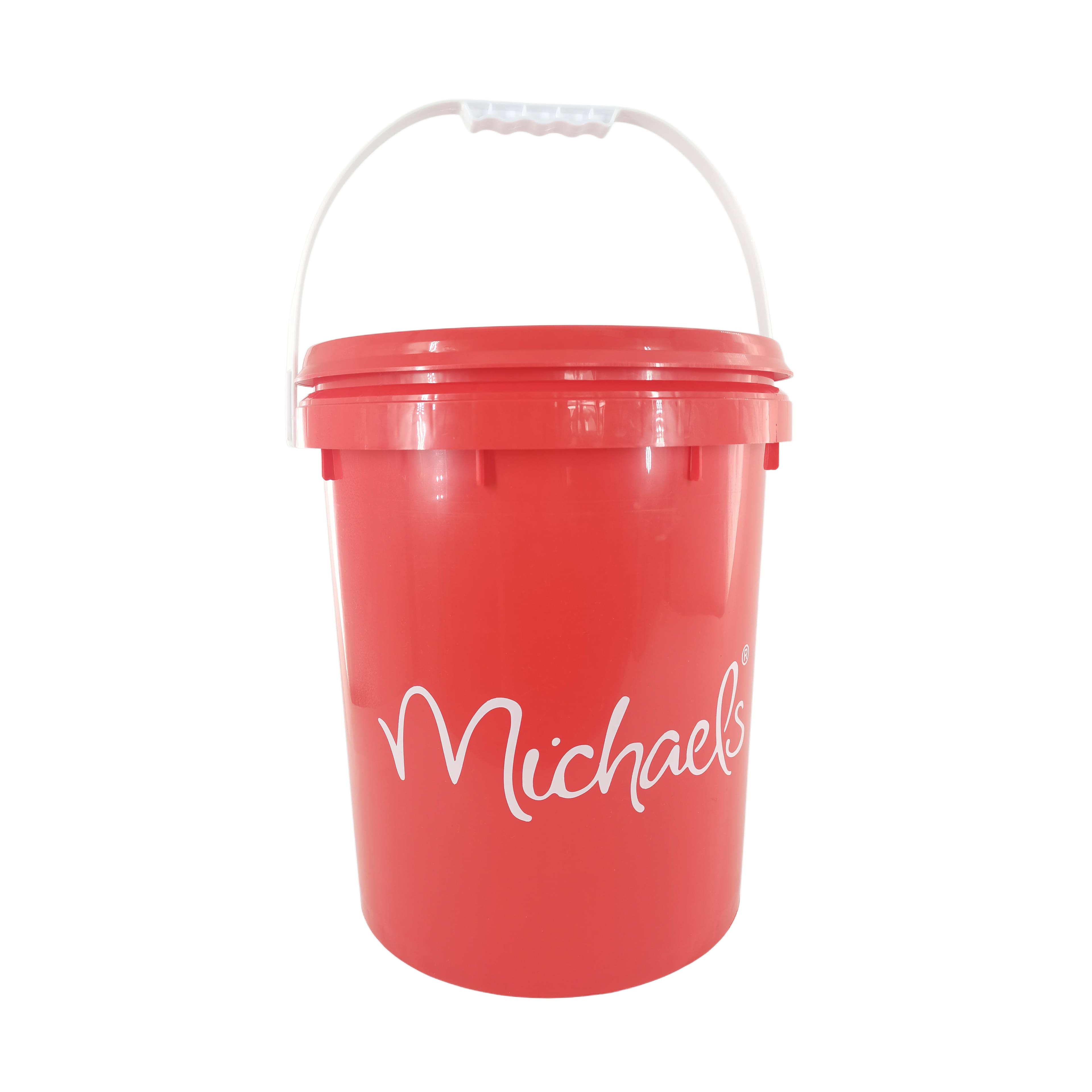 5gal. Red Craft Bucket with Lid by Craft Smart®
