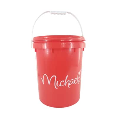 5gal. Red Craft Bucket with Lid by Craft Smart® | Michaels