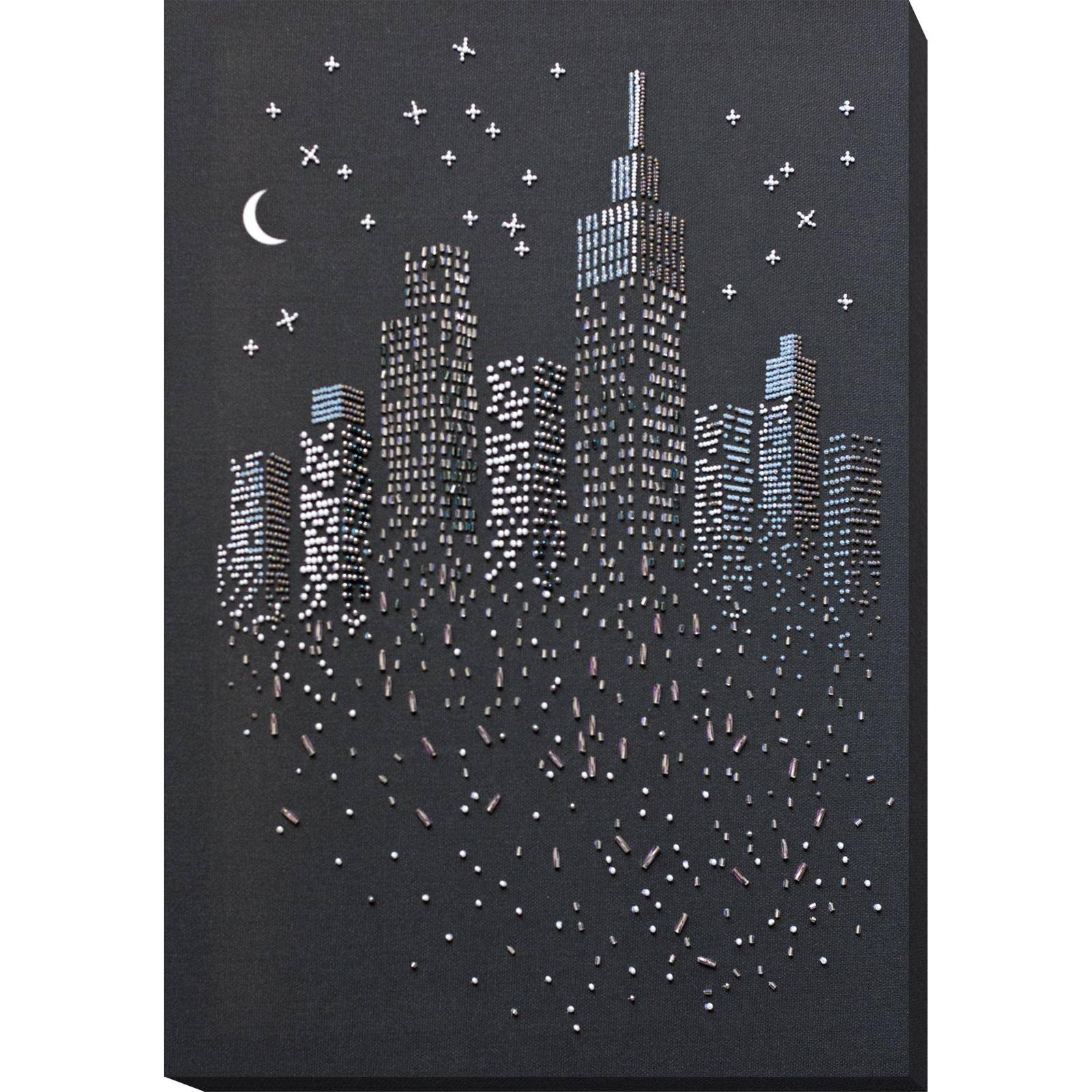 Abris Art Glitter of the Night Lights Deco Scenes Bead Embroidery Kit