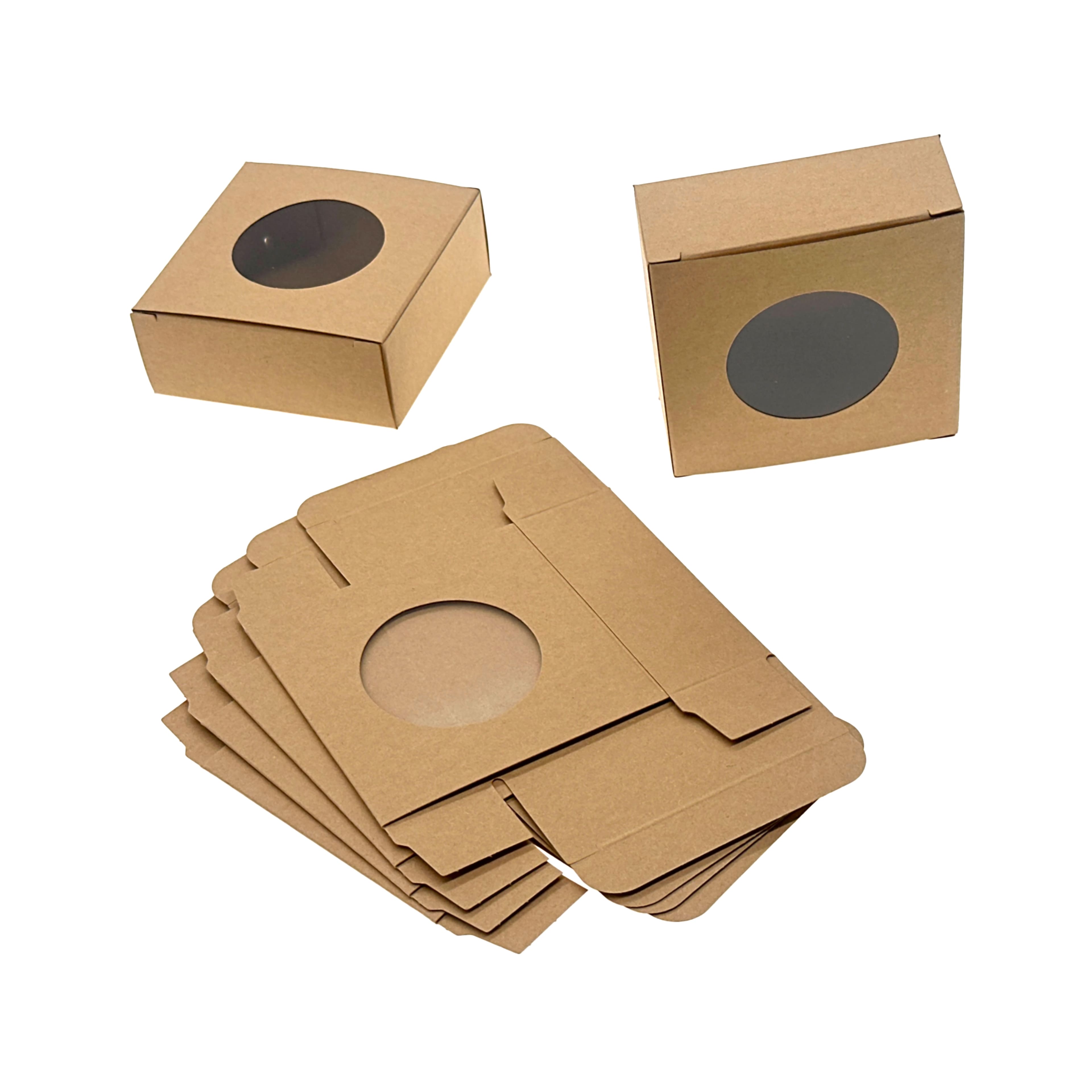 3" x 3" Square Kraft Boxes, 20ct. by Make Market®
