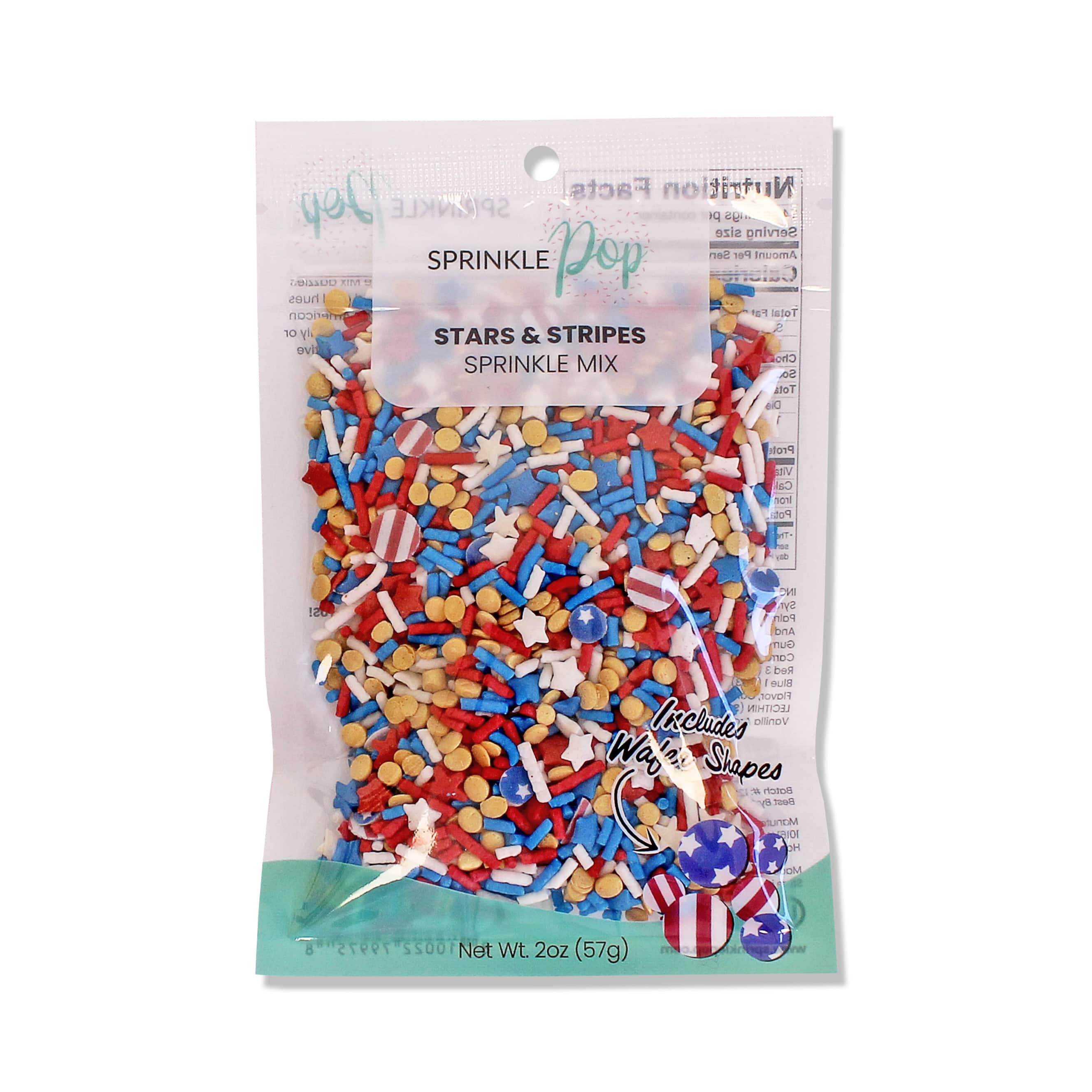 Sprinkle Pop Stars & Stripes Sprinkle Mix