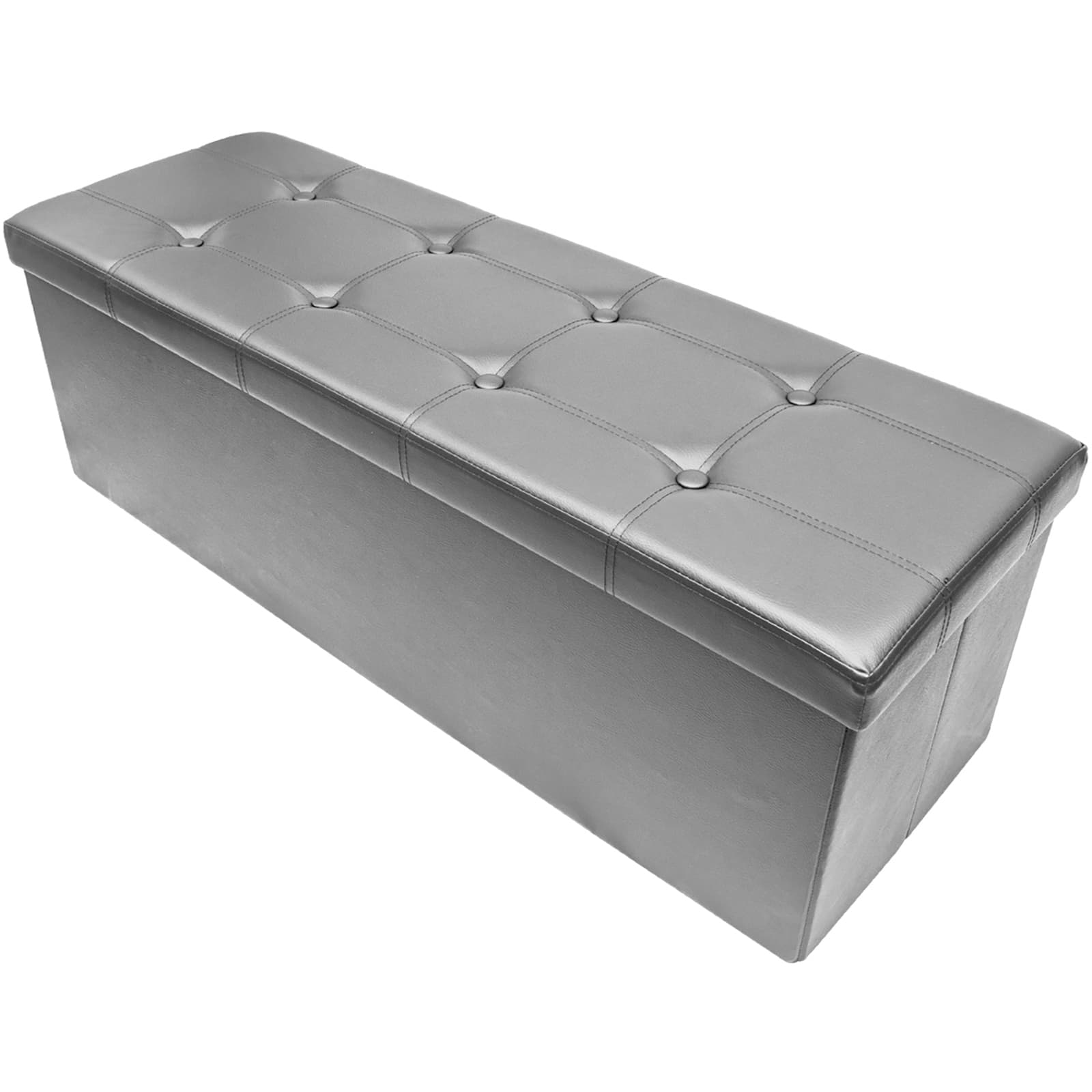 Sorbus 43&#x22; Faux Leather Storage Bench