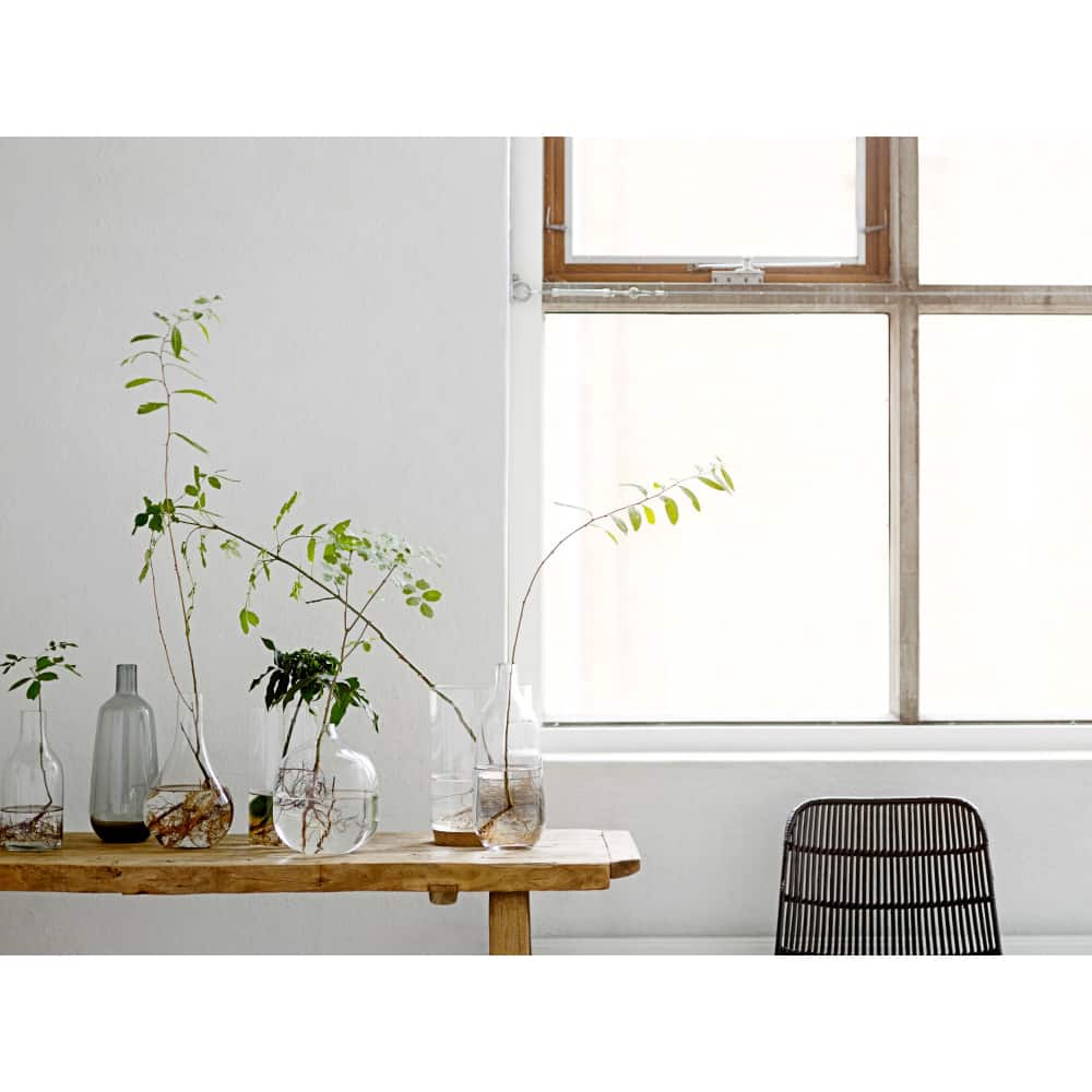 8&#x22; Stout Clear Glass Vase