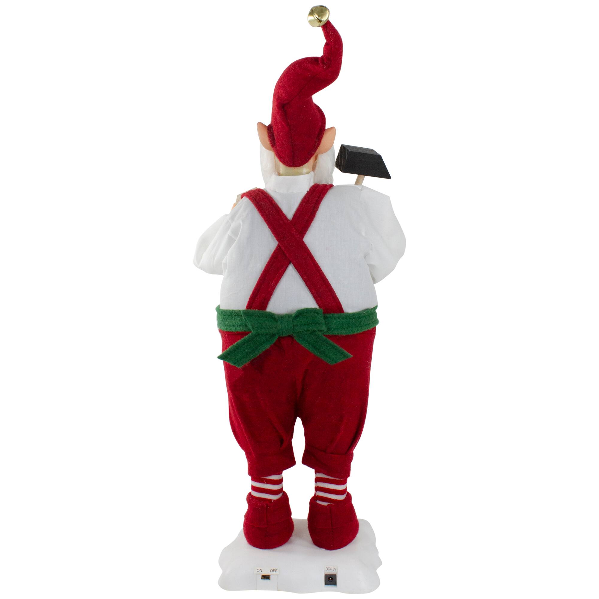 24" Santa's Workshop Elf Animated Standing Christmas Figure