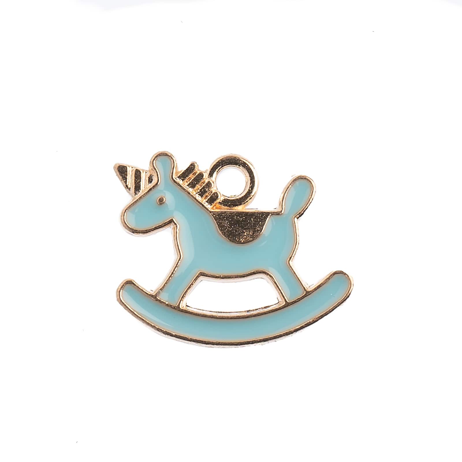 John Bead Sweet & Petite Rocking Horse Charms, 10ct.