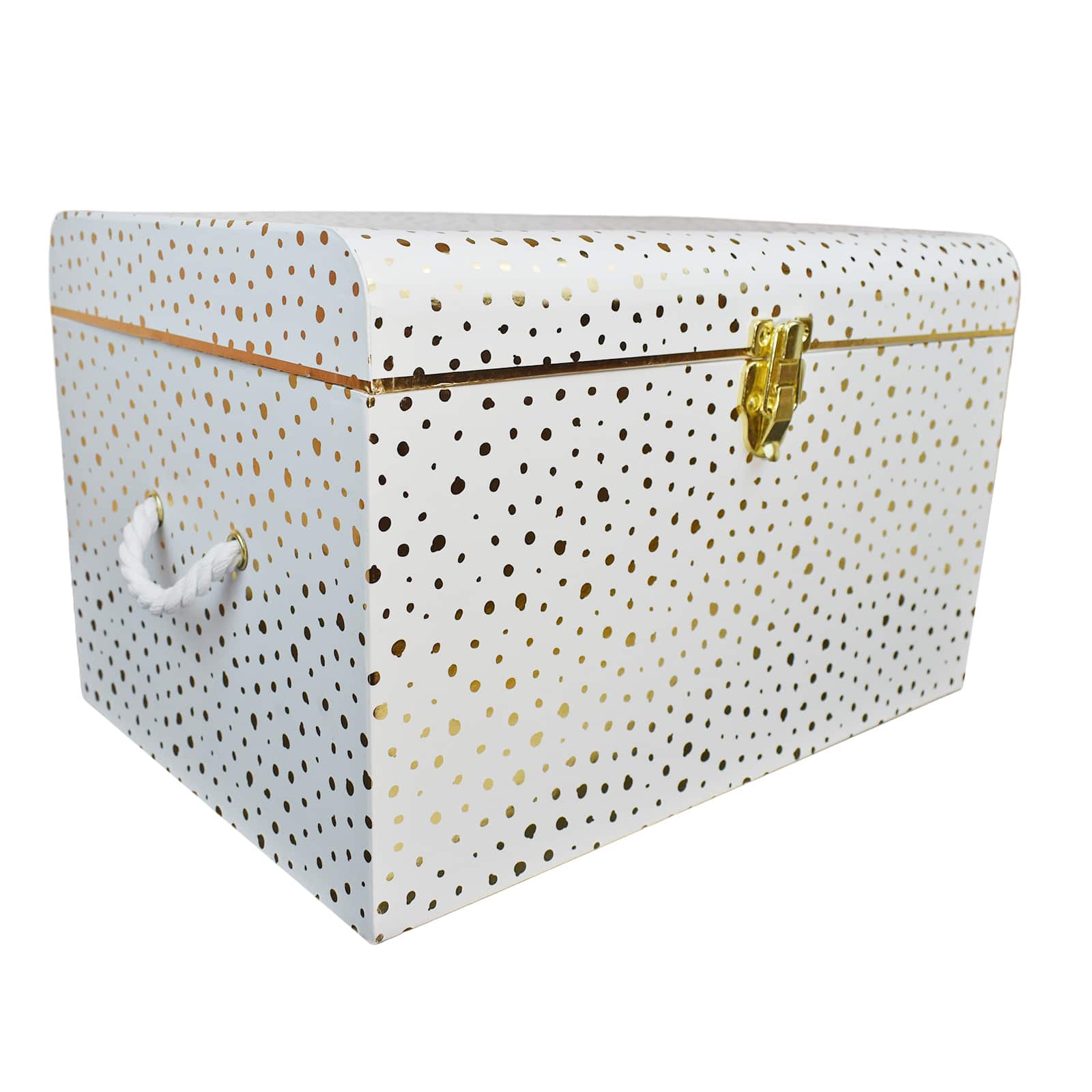 Large Gold Dots Trunk Box by Ashland®