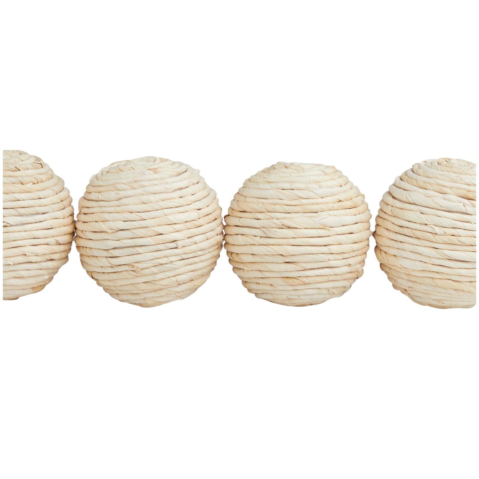 Beige Handmade Jute Orbs &#x26; Vase Filler Set