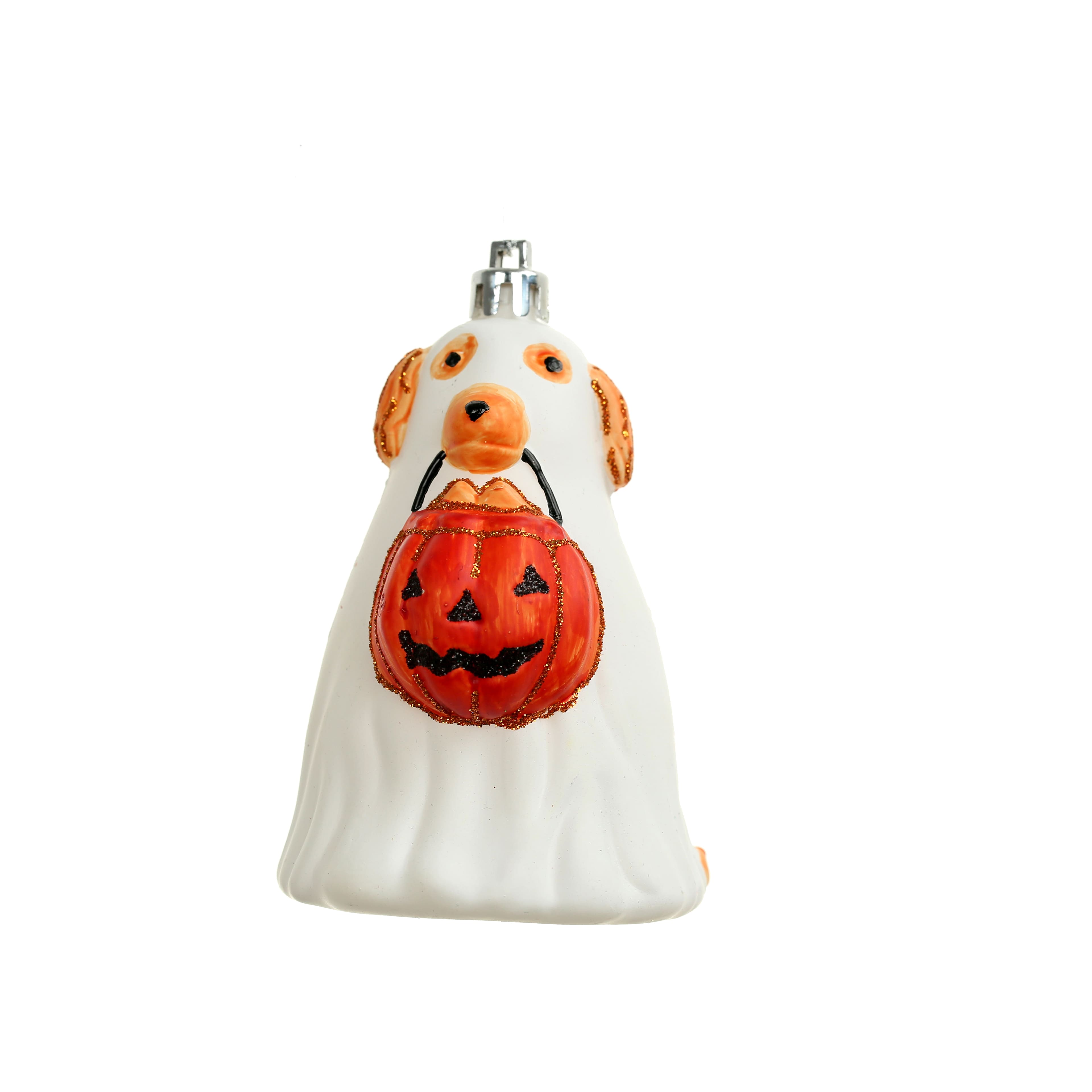 3.75&#x22; Dog in Ghost Costume Plastic Ornament by Ashland&#xAE;