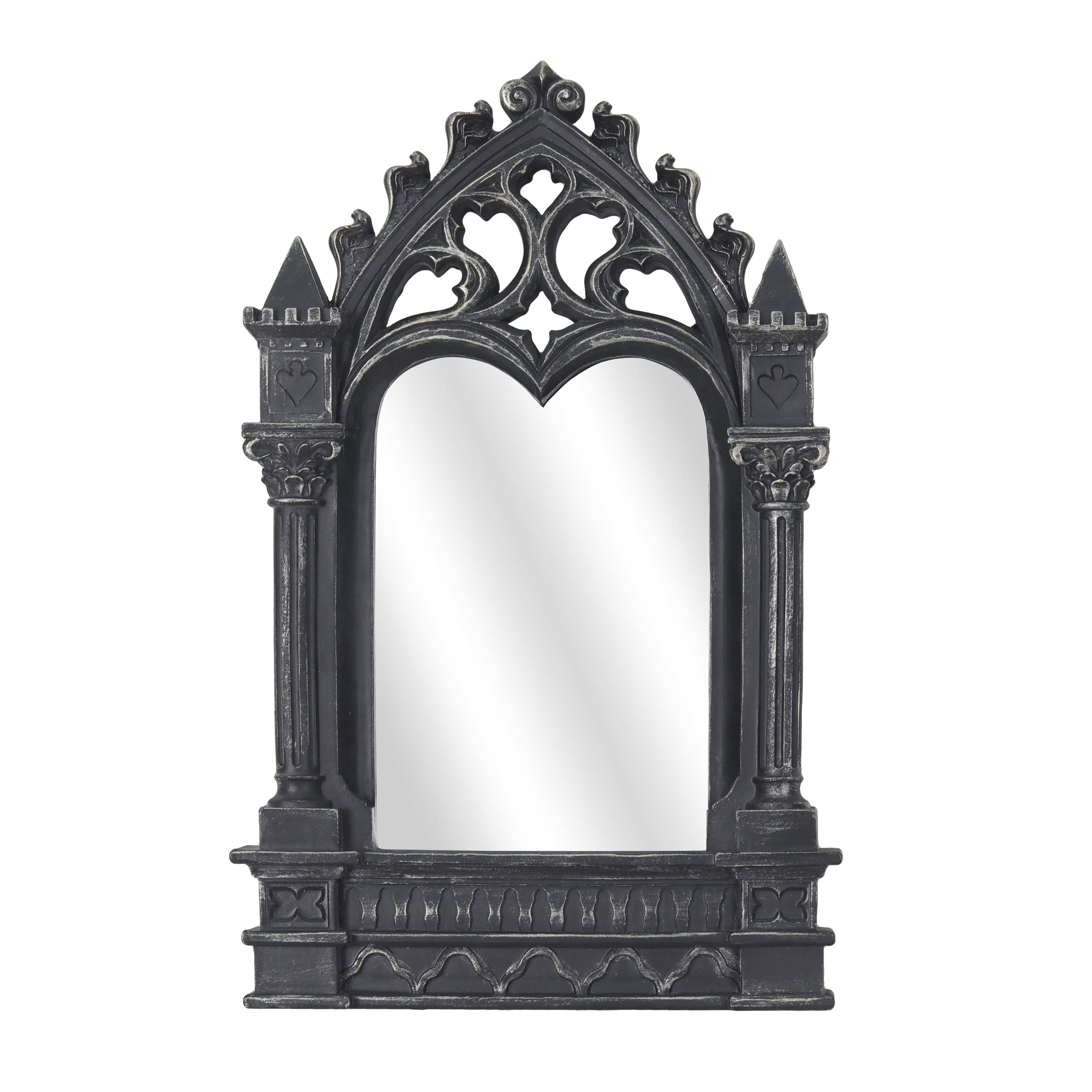 10.5&#x22; Black Arch Mirror Tabletop D&#xE9;cor by Ashland&#xAE;