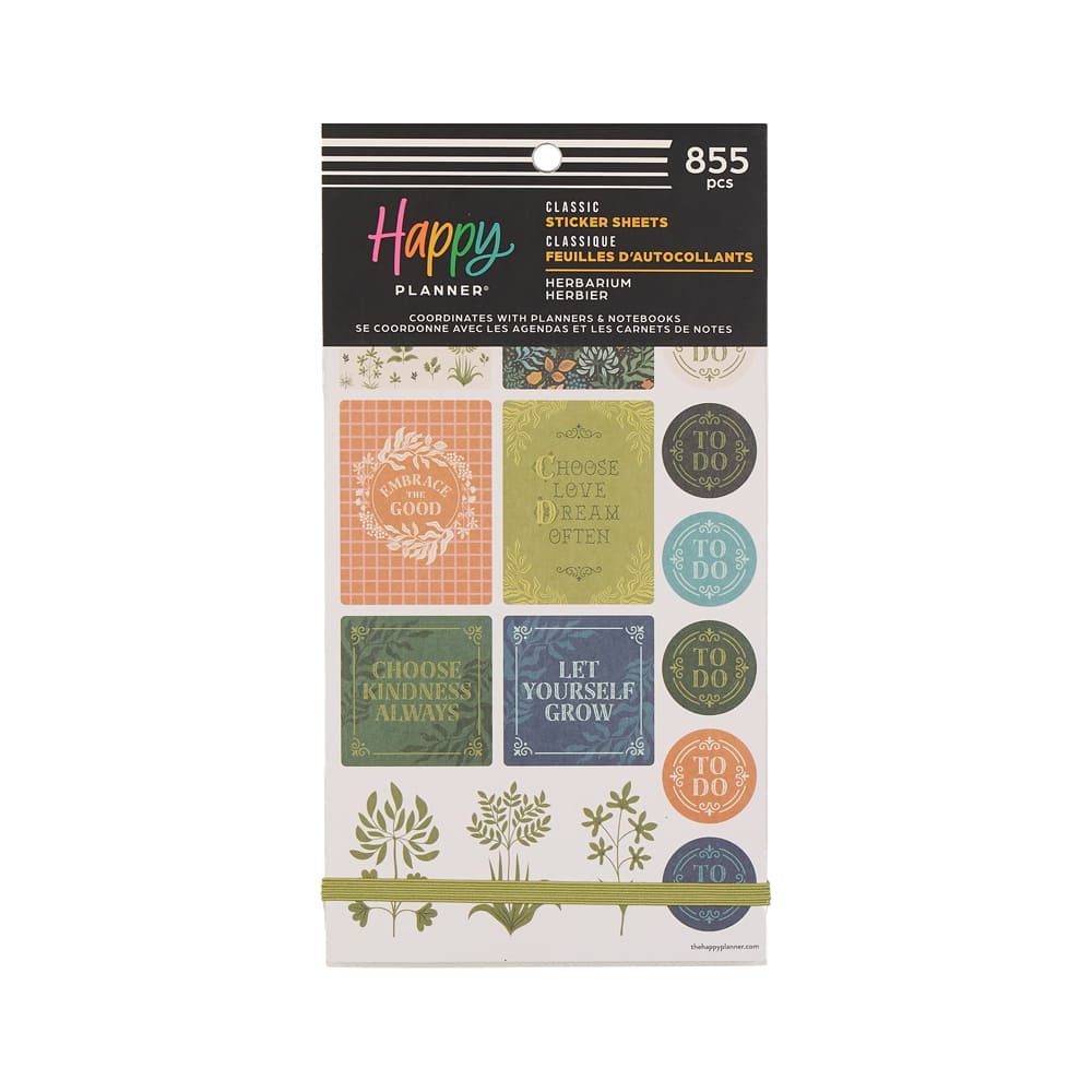 The Classic Happy Planner&#xAE; Herbarium Sticker Book
