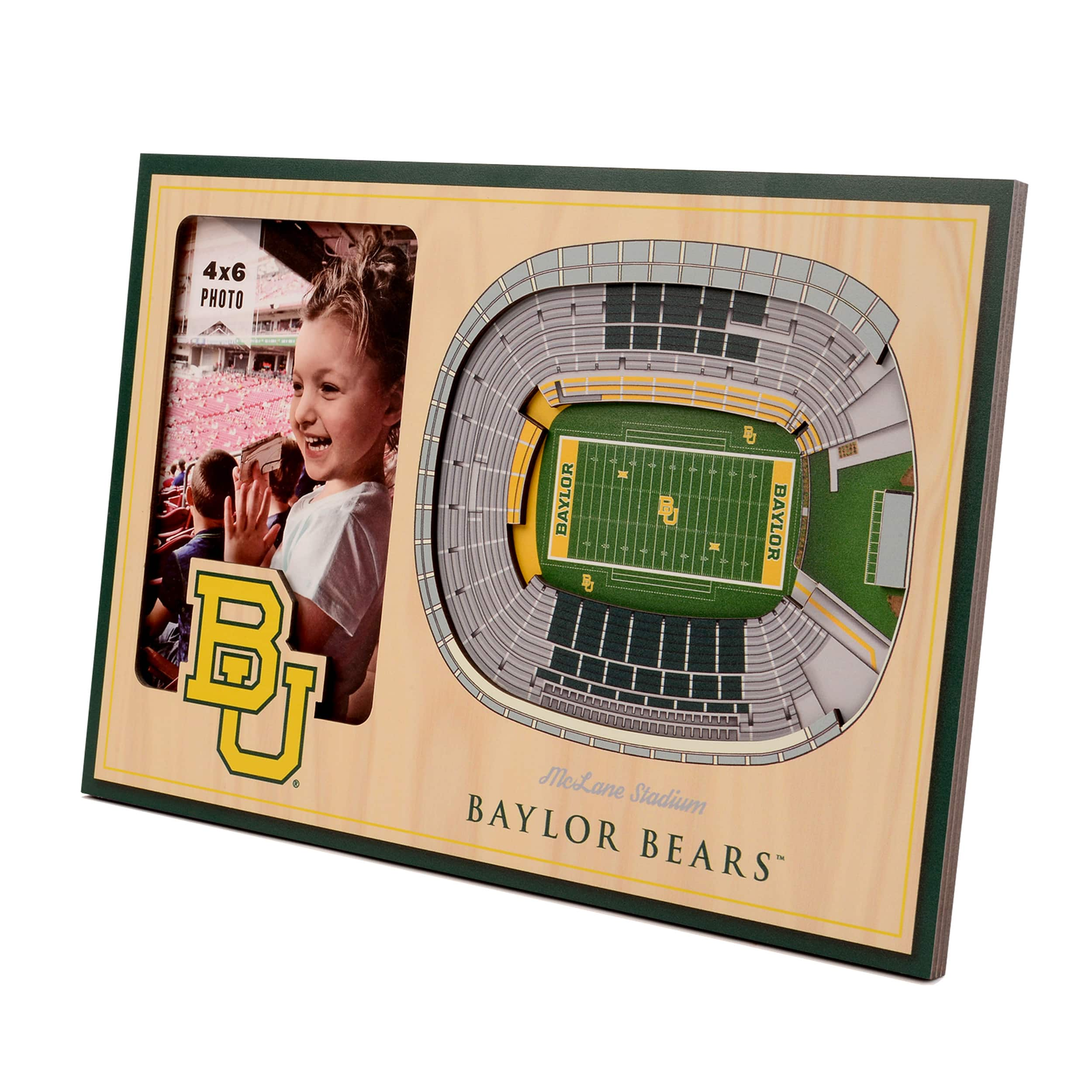 College Football 3D StadiumViews Picture Frame By Youthefan in Baylor Bears | 12" x 8" x 0.375" | Michaels®