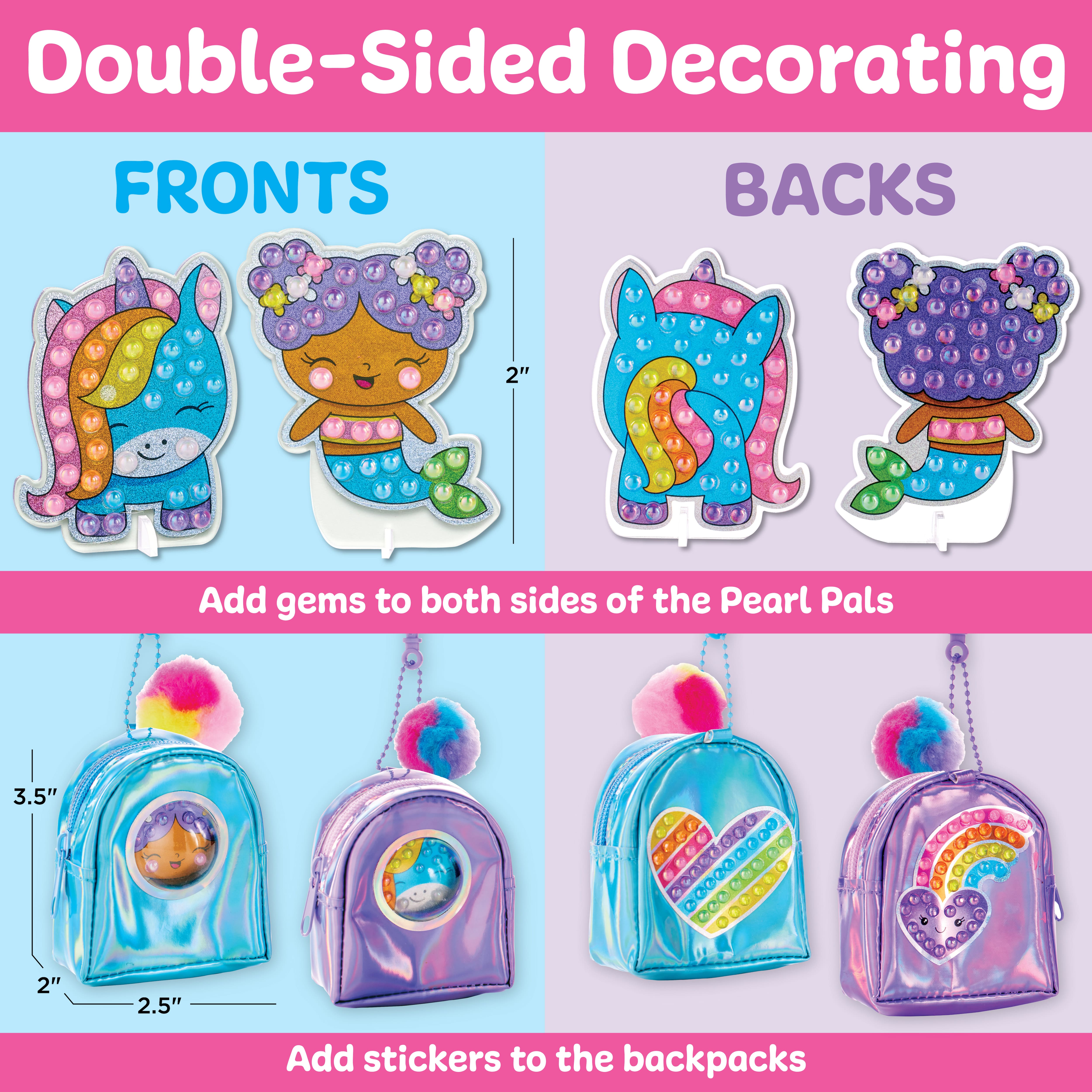 Creativity for Kids&#xAE; Bubble Gems&#x2122; Backpack Keychains Kit