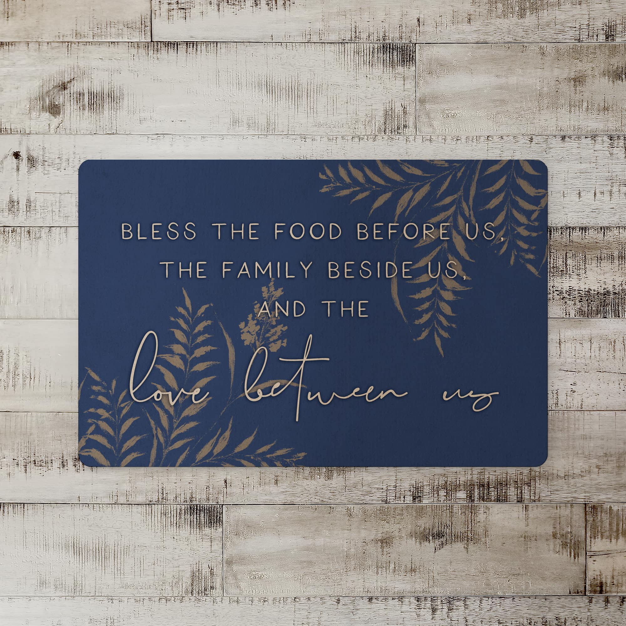 Bless Family Food Love Floor Mat