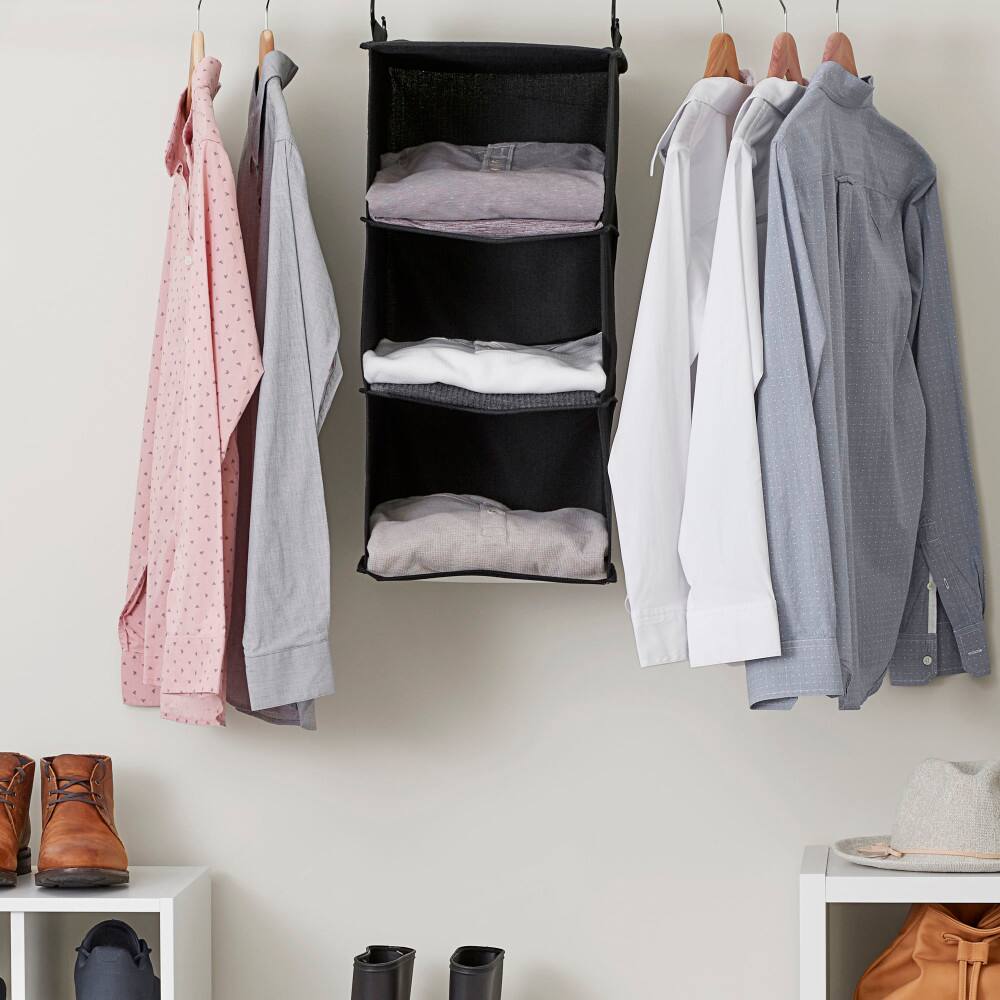 Household Essentials 3 Shelf Hanging Closet Organizer