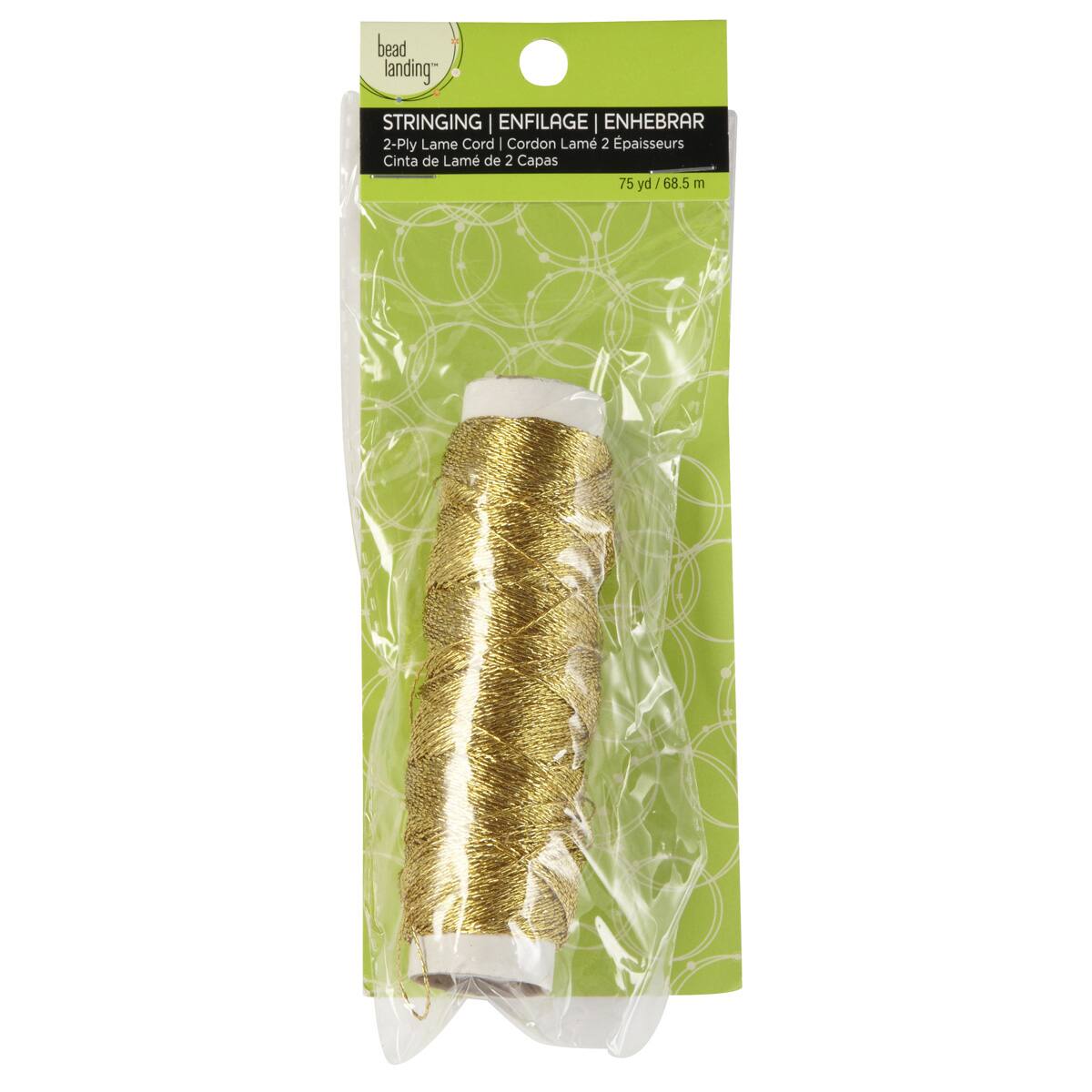 6 Pack 2Ply Lamé Cord by Bead Landing™ Michaels