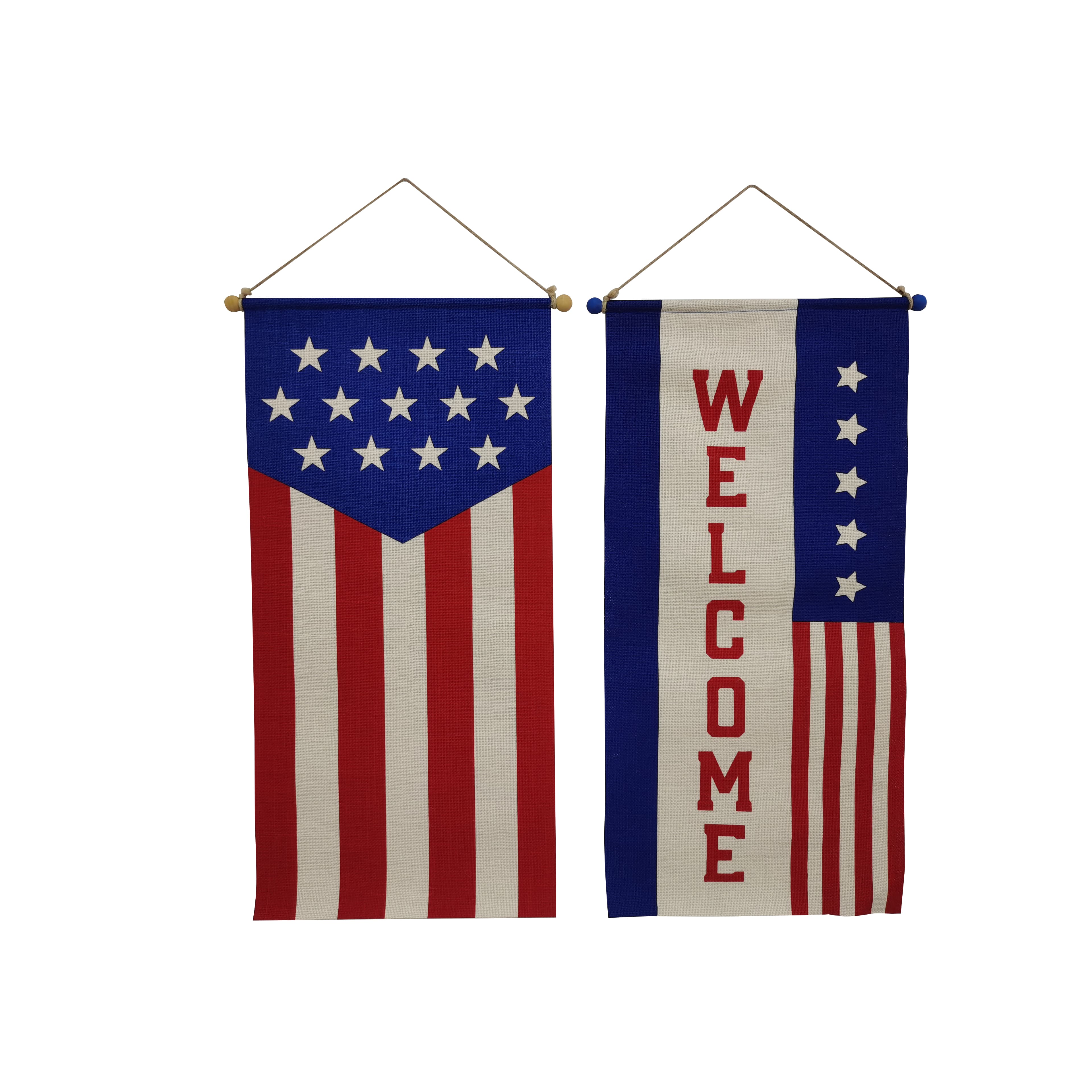 Assorted Burlap Flag by Celebrate It&#x2122;, 1pc.