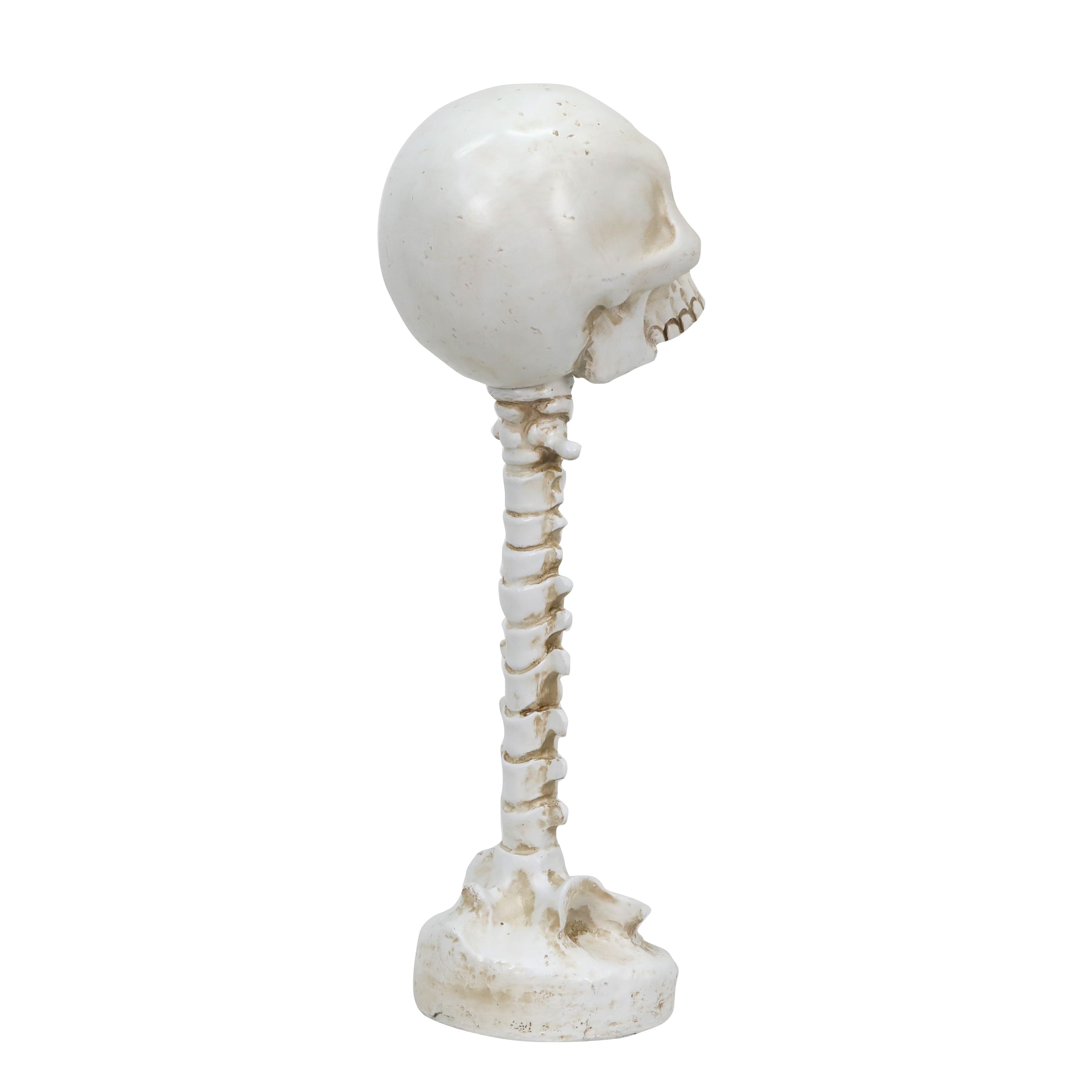 14.5&#x22; LED White Skull Stand Tabletop D&#xE9;cor by Ashland&#xAE;