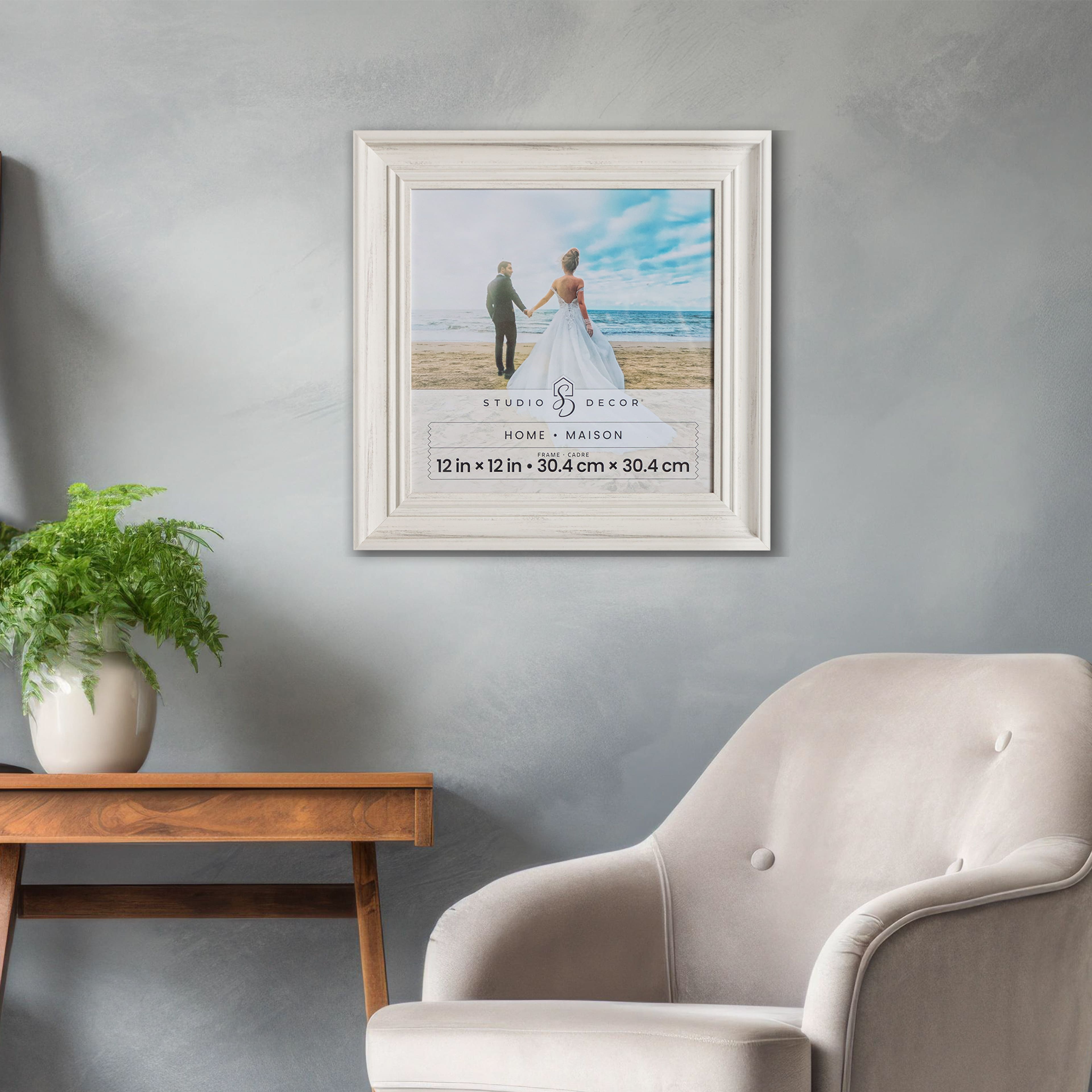 6 Pack: Home White Distressed Catalina Frame by Studio Décor®