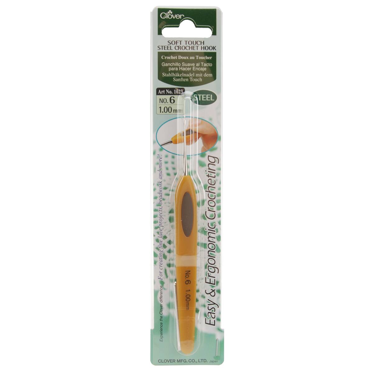 Clover Soft Touch Steel Crochet Hook