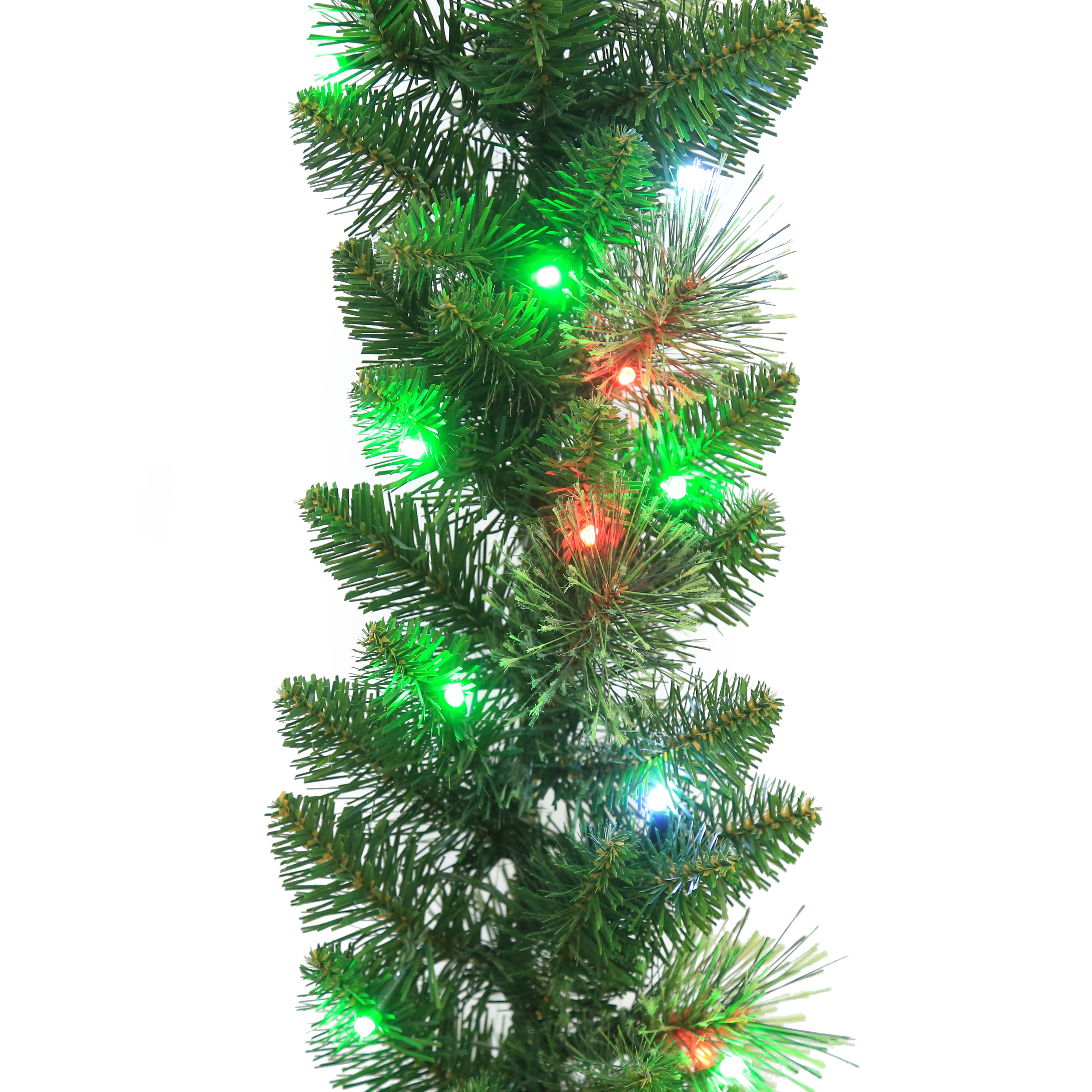 5pc. Pre-Lit Artificial Christmas Tree, Wreath, &#x26; Garland Entryway Set, Colour Changing LED Lights by Ashland&#xAE;