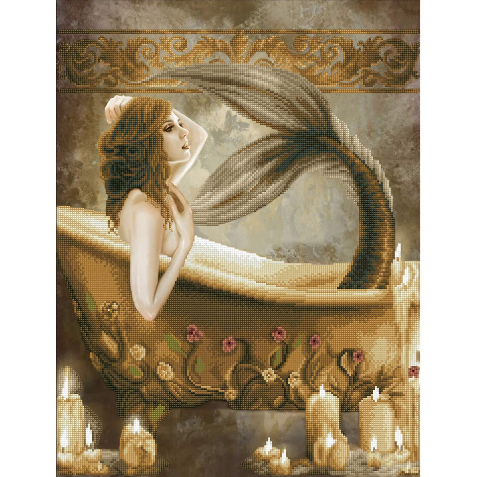 Diamond Dotz&#xAE; Bath Time Mermaid Diamond Painting Kit