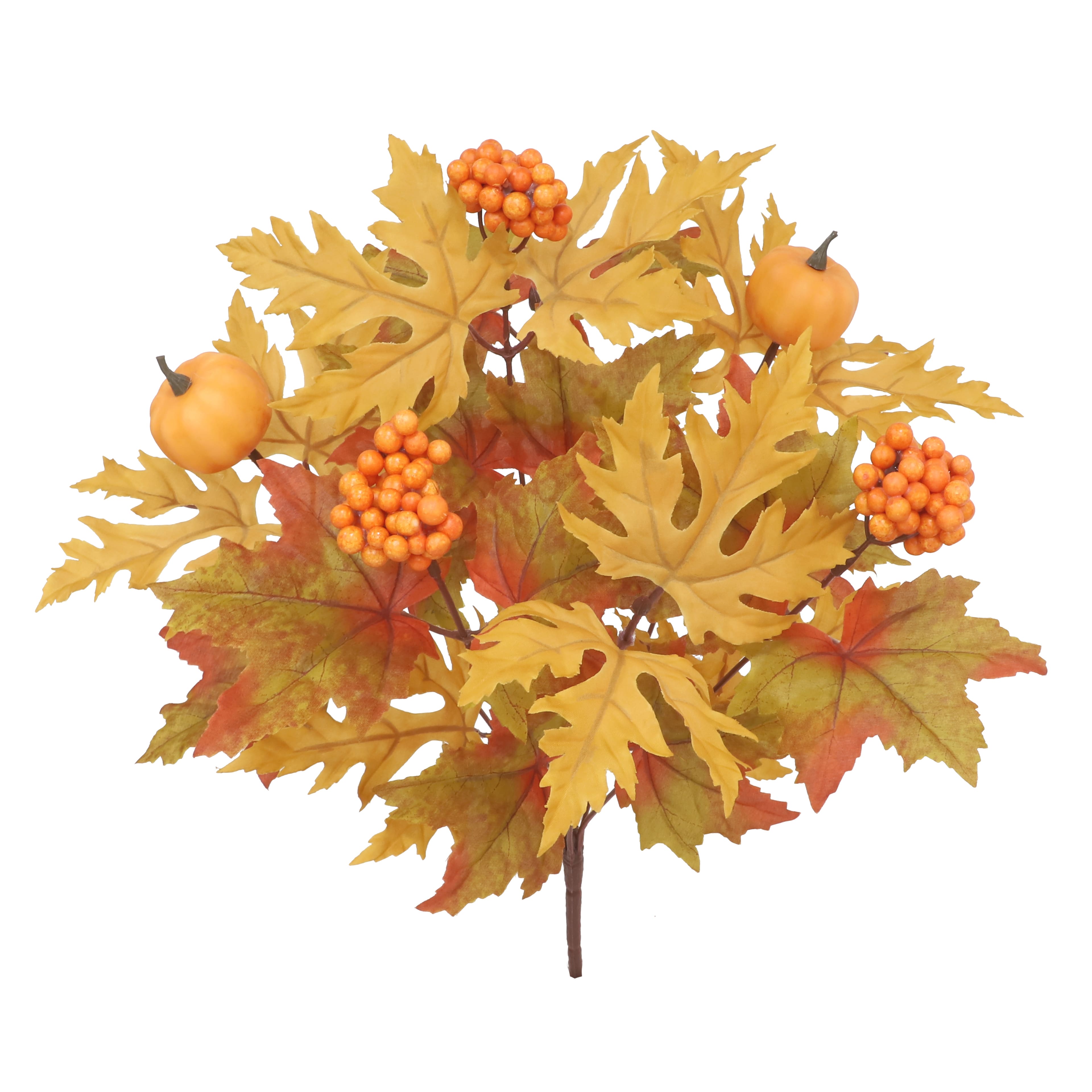 18.5&#x22; Maple Leaves, Berries &#x26; Pumpkins Bush by Ashland&#xAE;