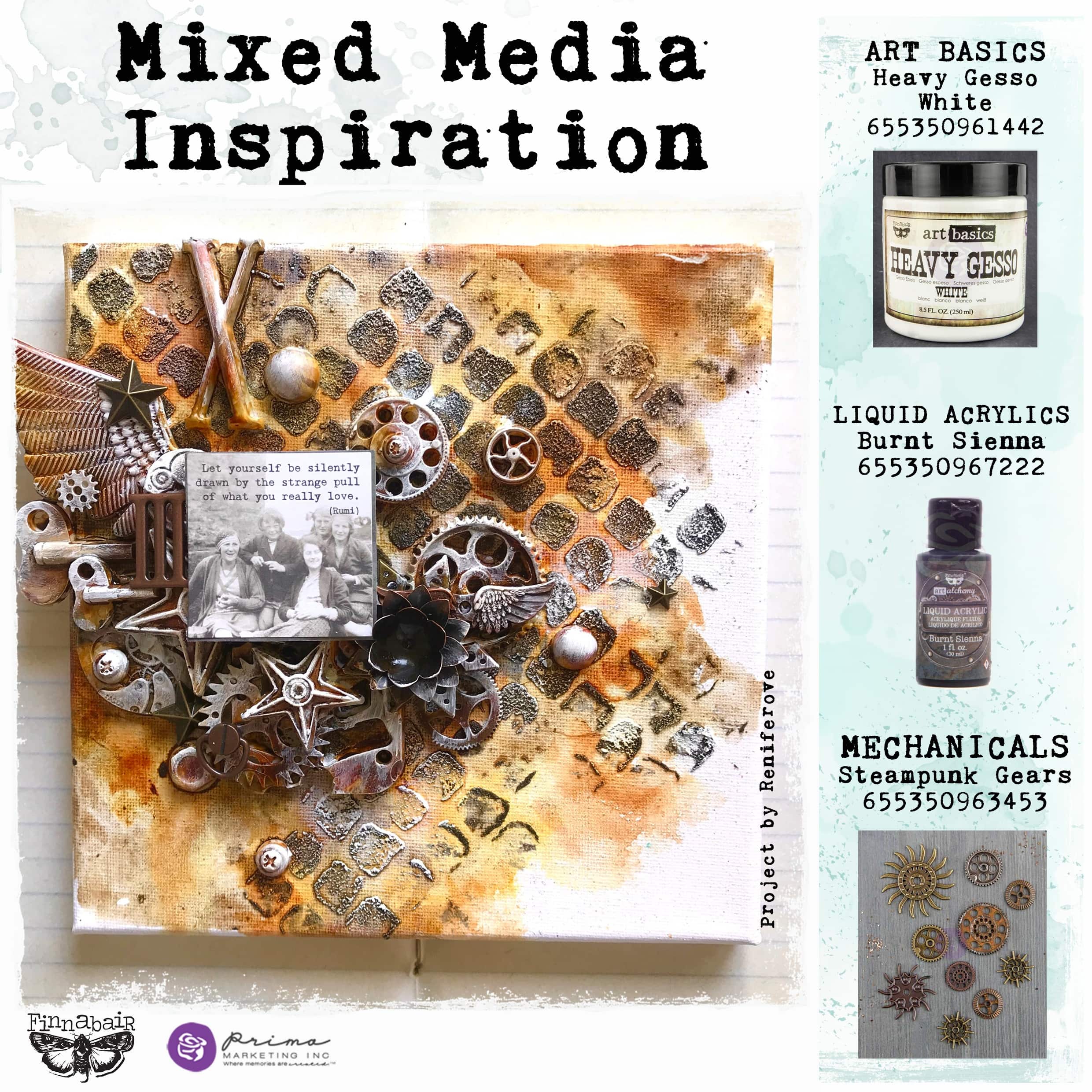 Finnabair® Art Basics White Heavy Gesso, 8.5oz.