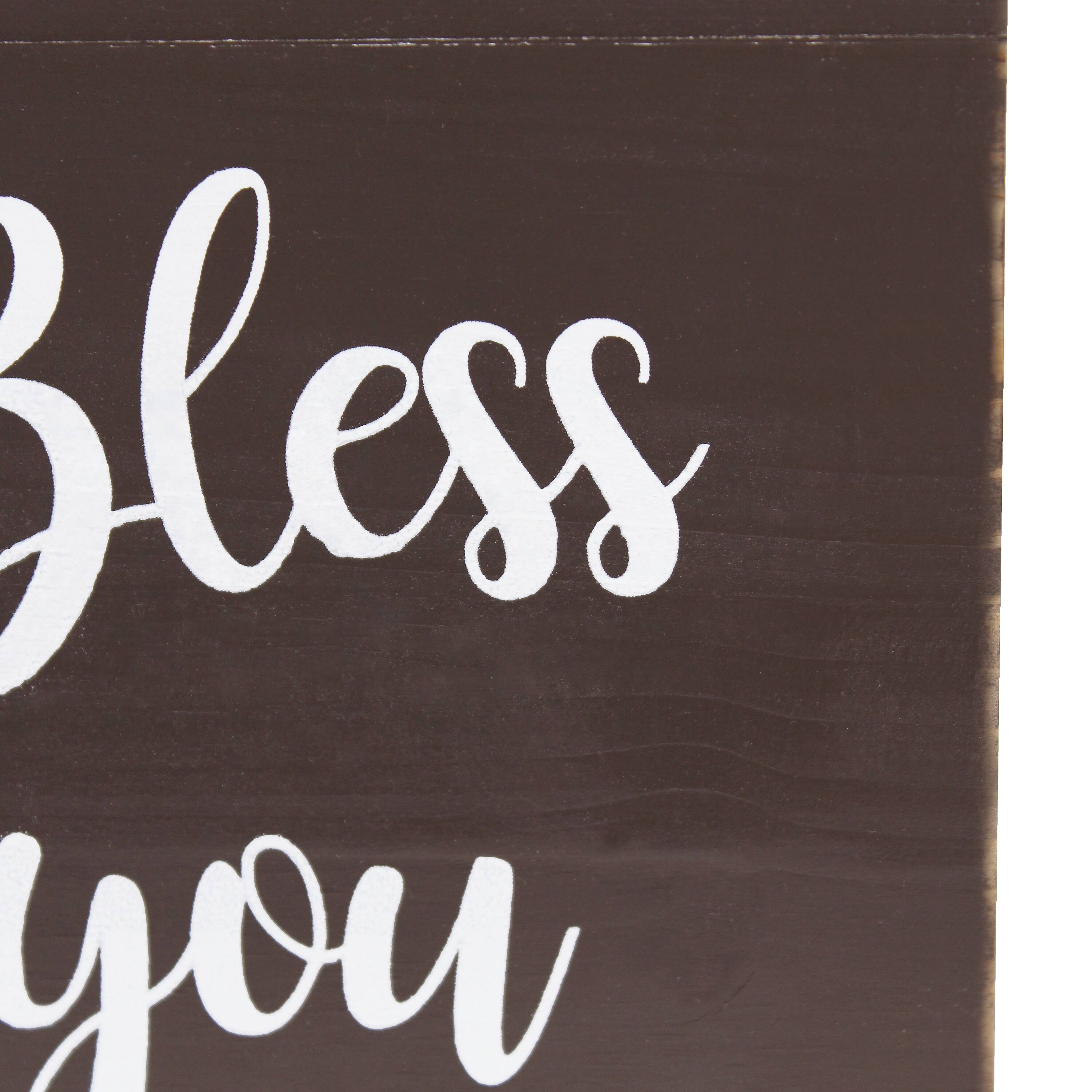 Elegant Designs Bless You Tissue Box Cover