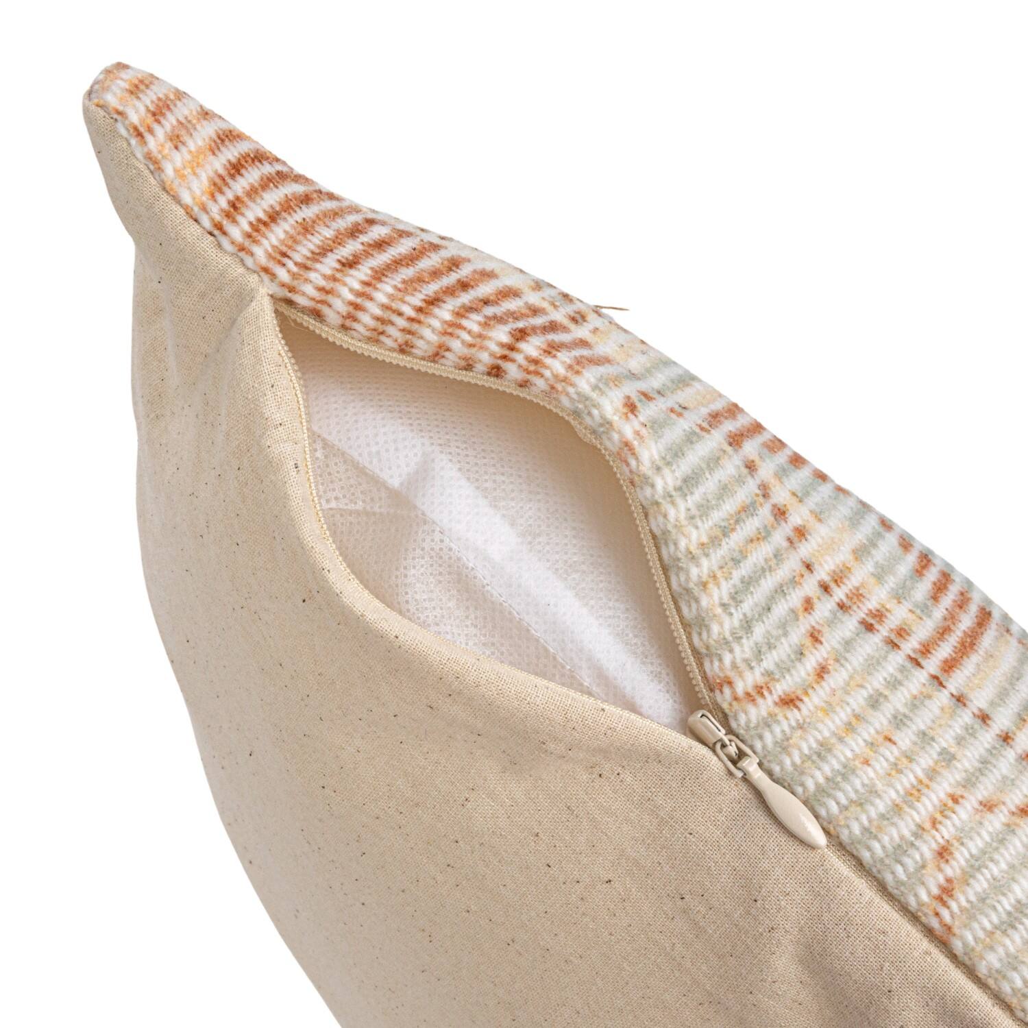 Hello Honey® 20" x 20" Cotton Chenille Distressed Print Pillow