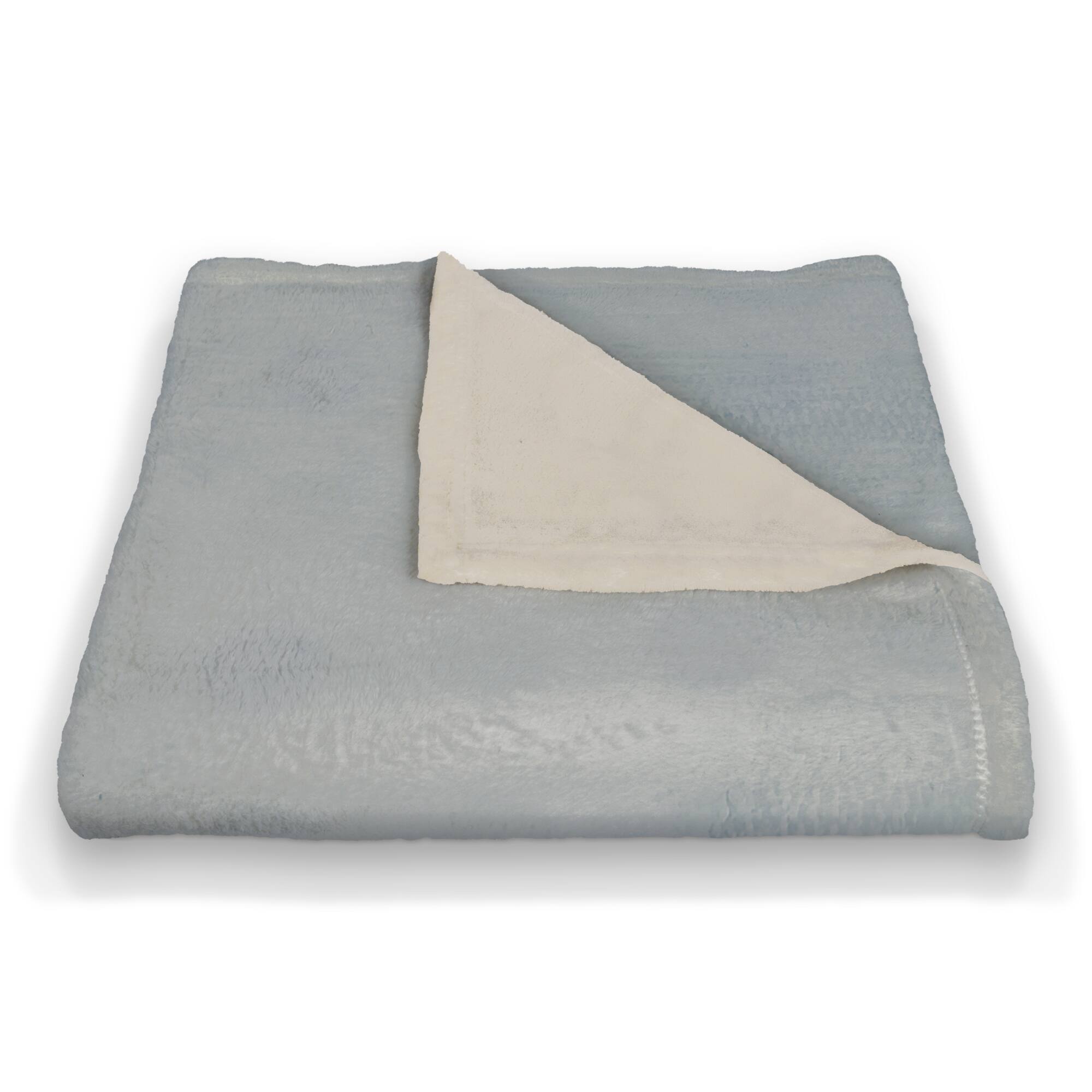 50" x 60" Blue Floral Rooster Collage Coral Fleece Blanket