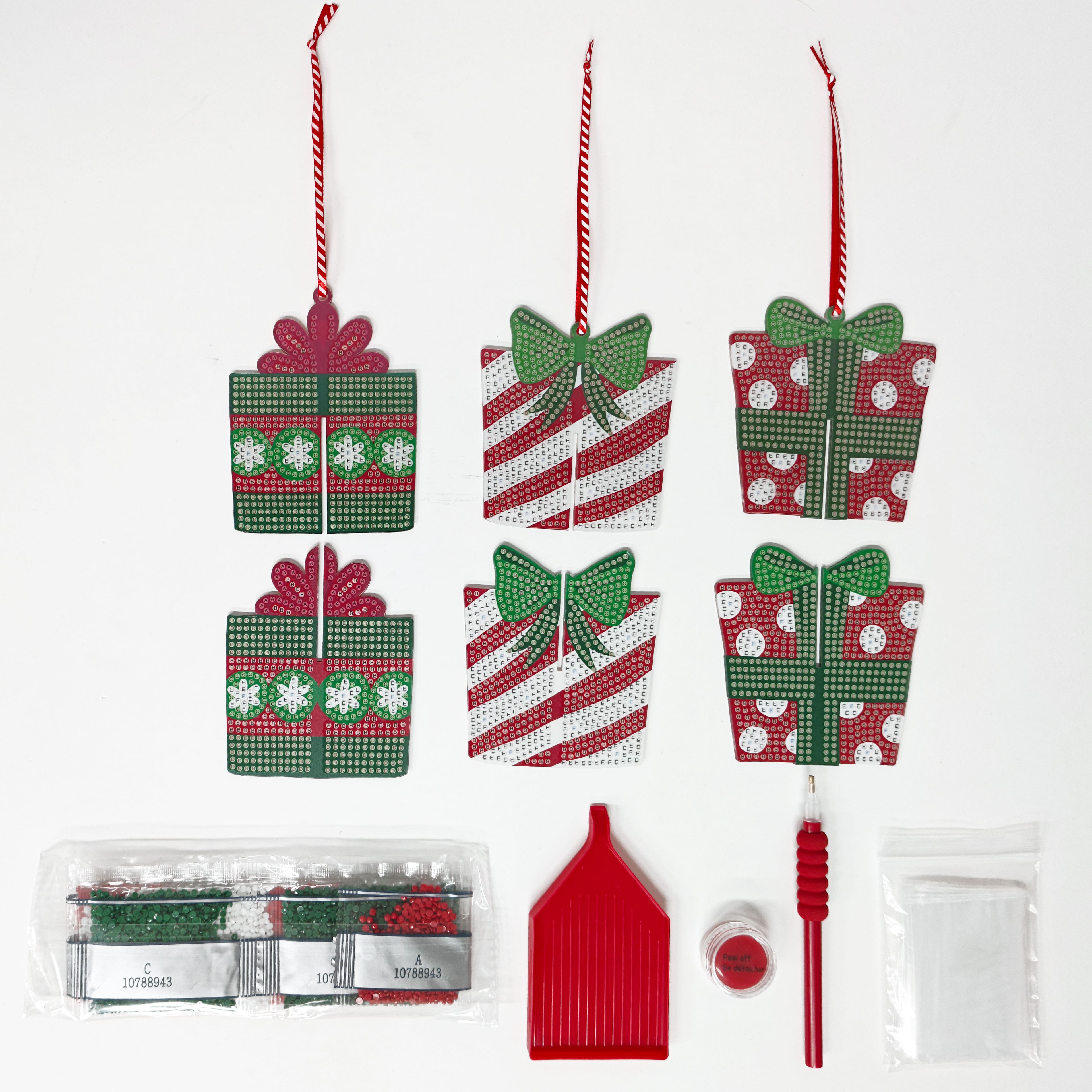3D Present Ornament Diamond Art Kit by Make Market®