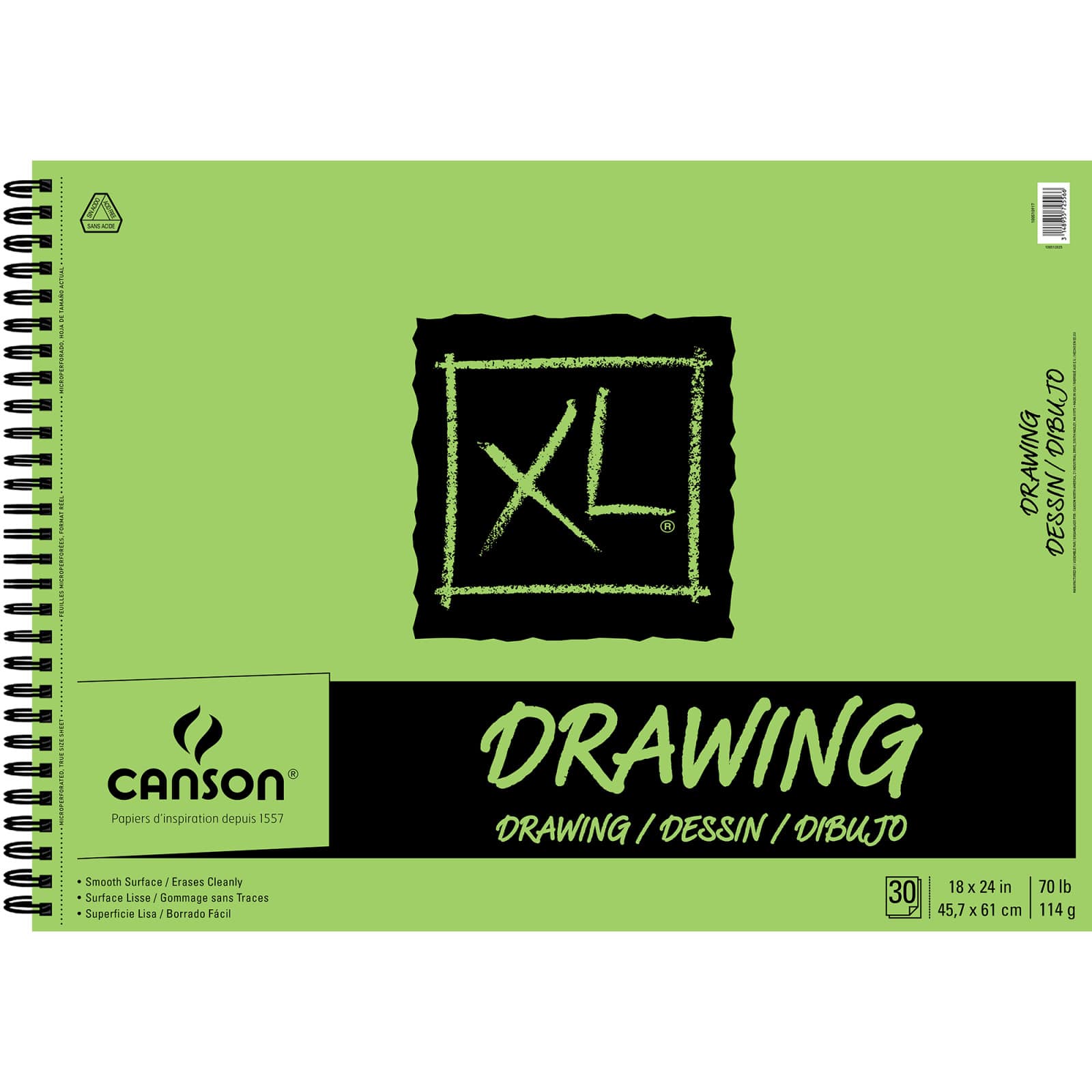 Canson XL Sketch Pad 90gsm (A3, A4, A5) – Hued Haus