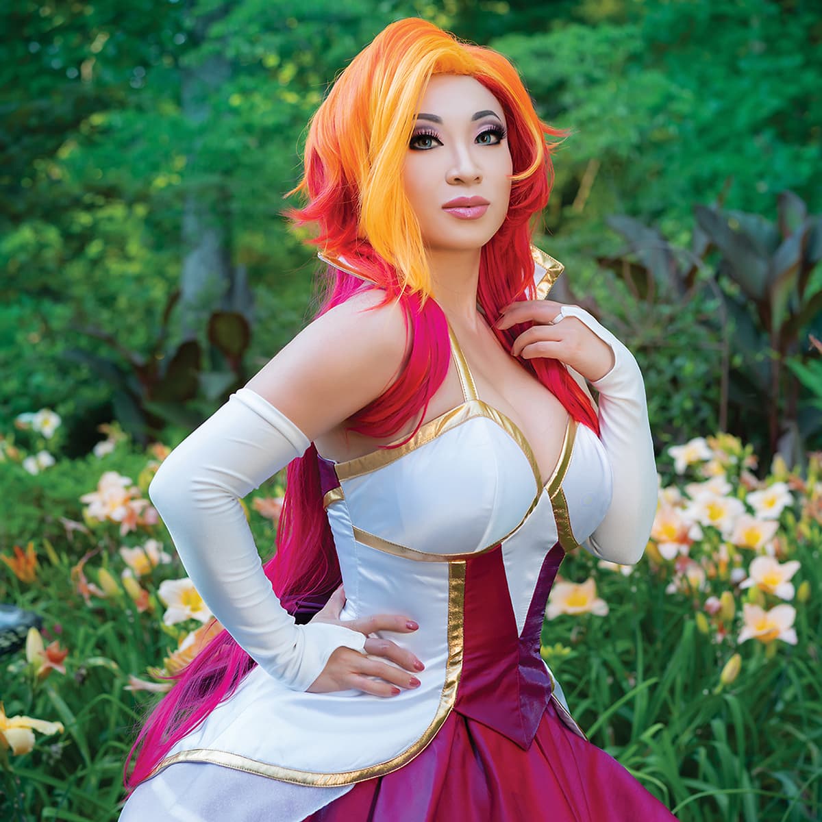Cosplay by Yaya Han White Matte 4-Way Stretch Fabric