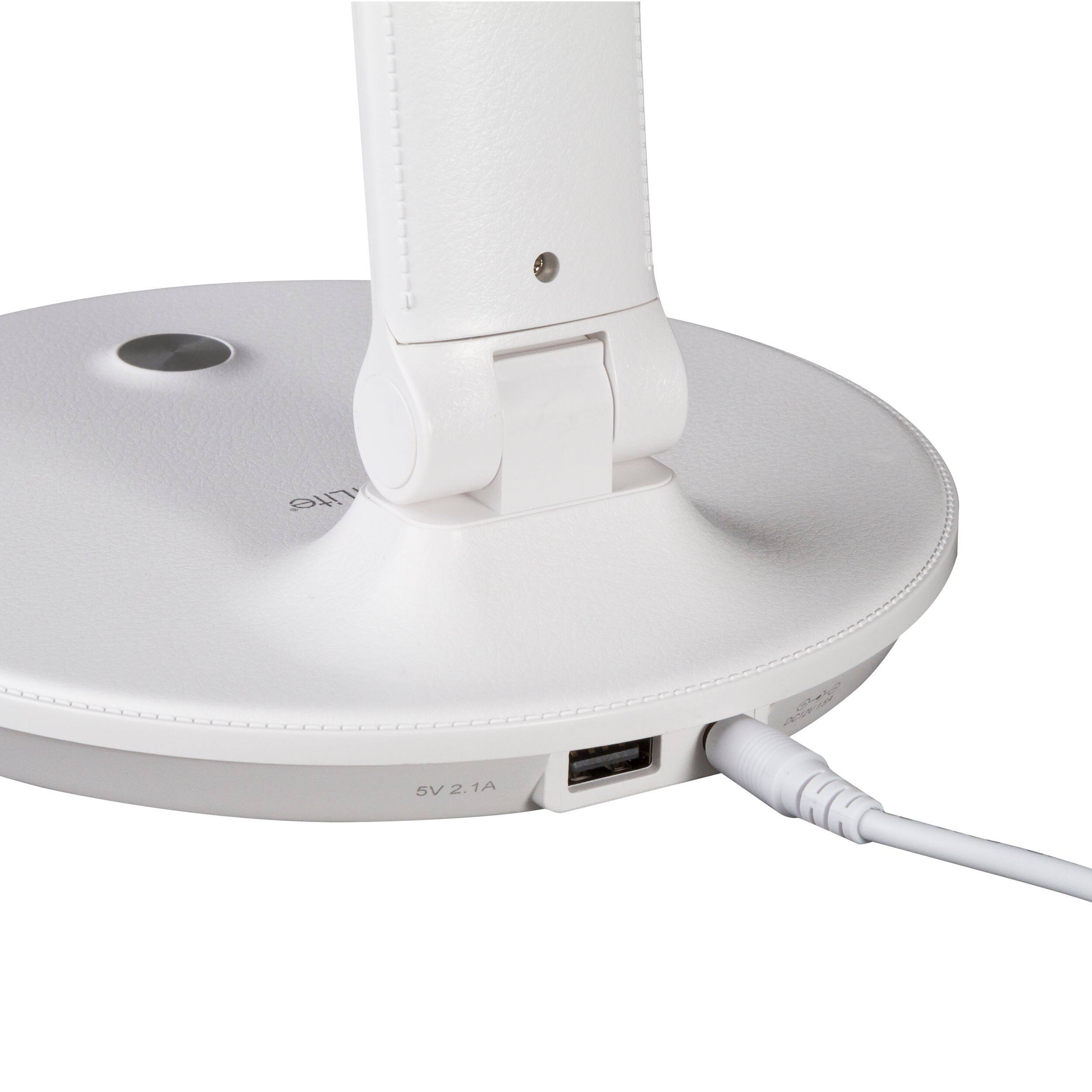 OttLite Wellness Series 26&#x22; White Emerge LED Desk Lamp
