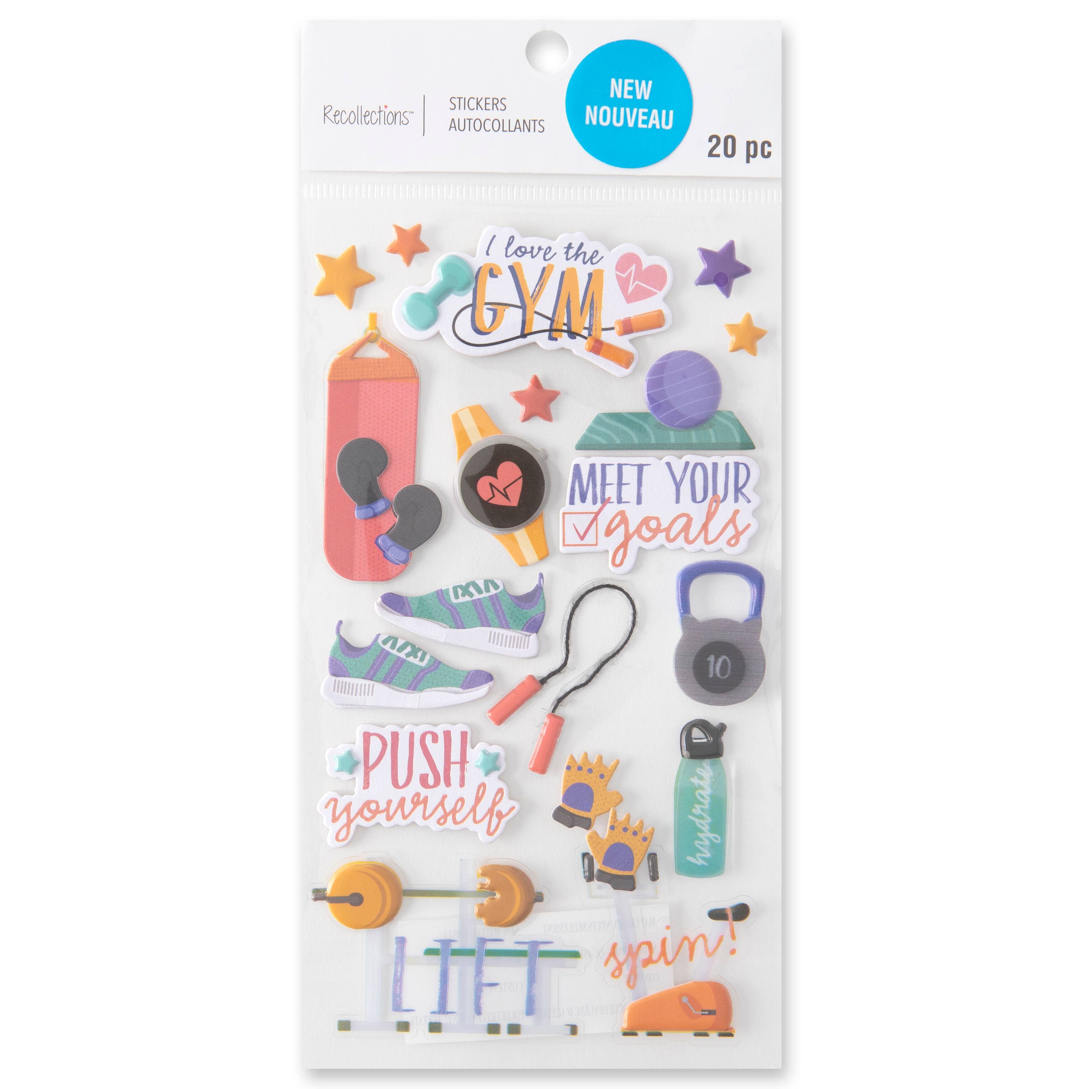Gym Stickers by Recollections&#x2122;