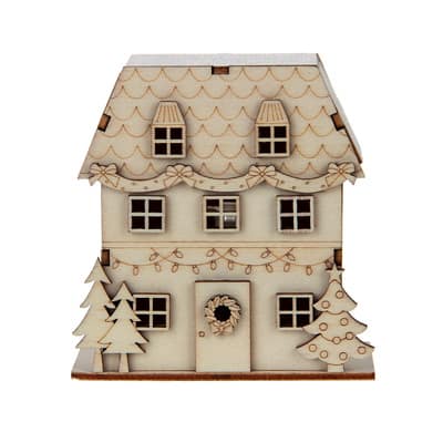 DIY LED Wood Village Classic House by Make Market® image