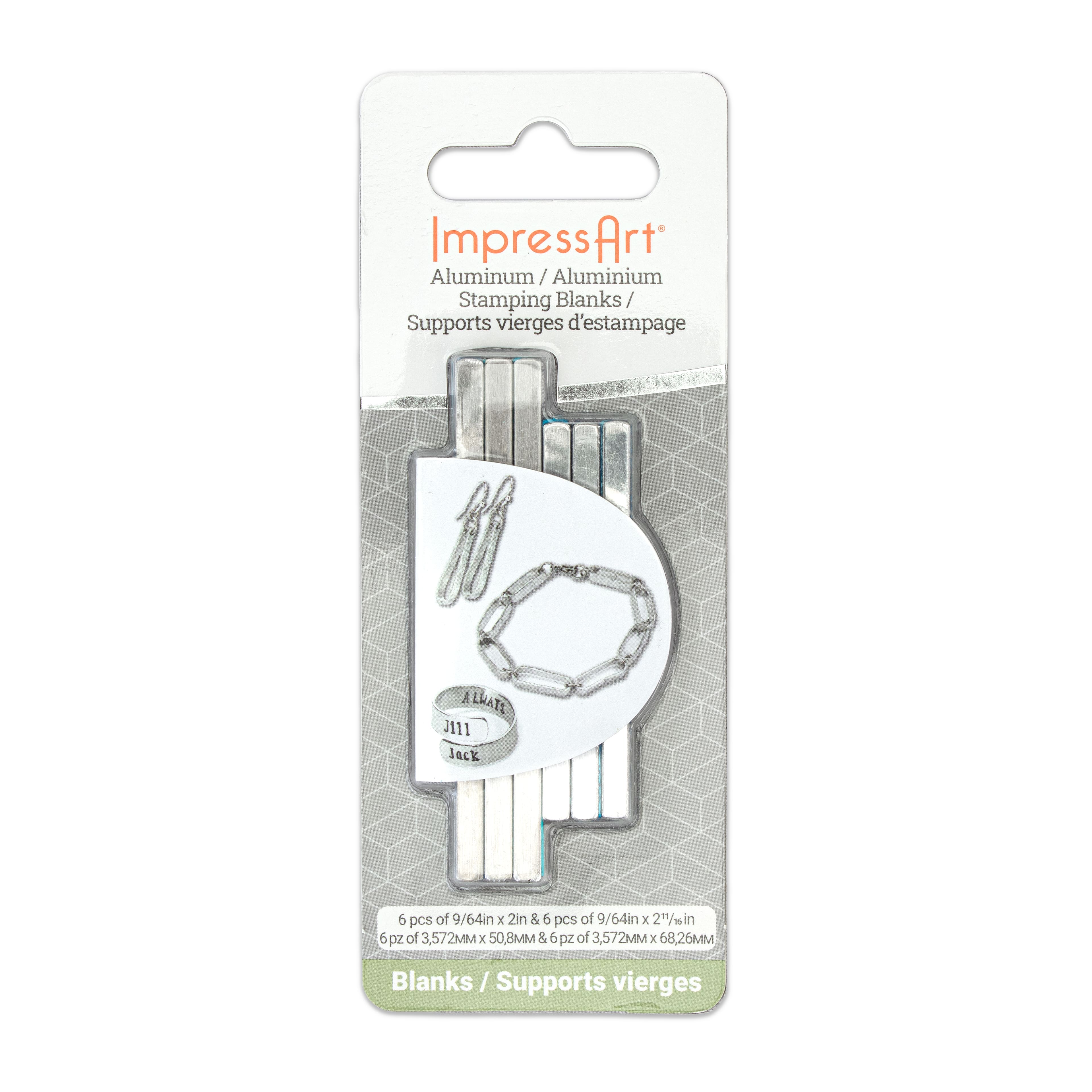 ImpressArt&#xAE; Ring &#x26; Chain Link Blanks, 12ct.