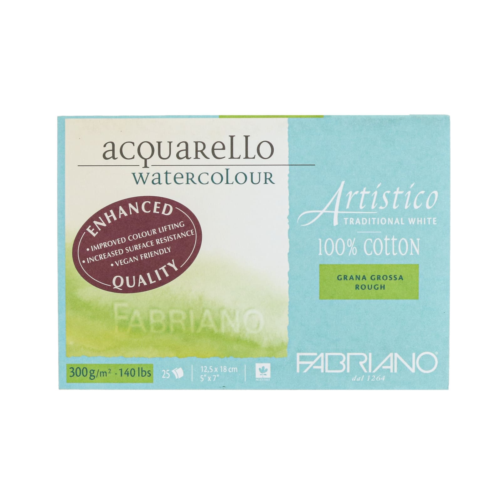 Fabriano® Artistico Traditional White Rough Watercolor Block | Michaels